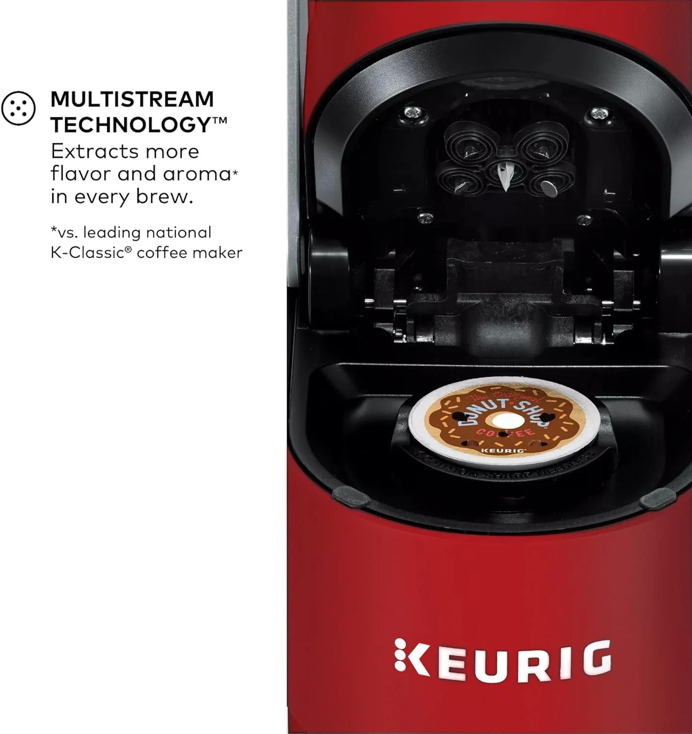 Keurig K-Supreme Single Serve K-Cup Pod Coffee Maker, Red - Certified Refurbished - Image 5