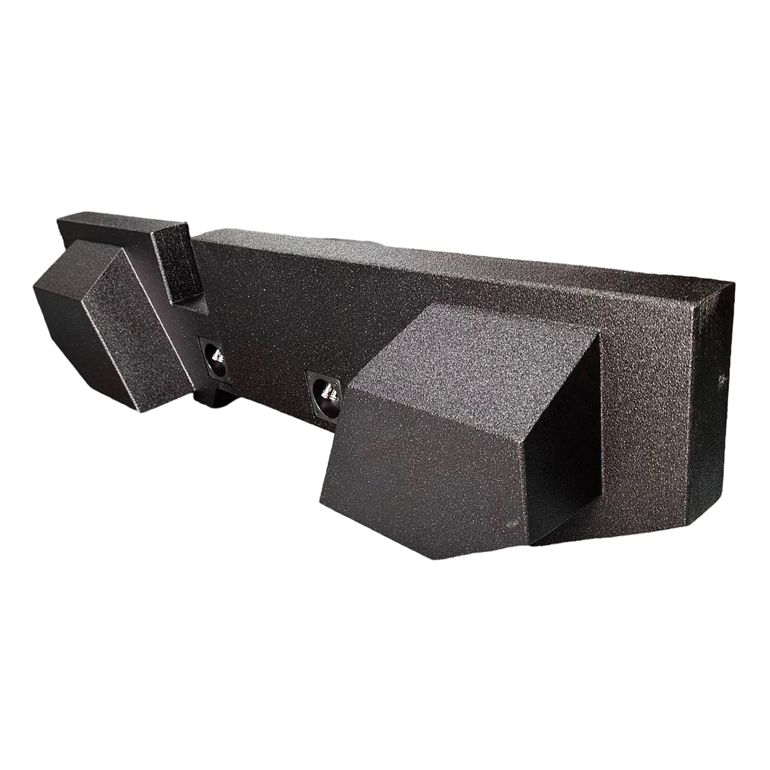 King Boxes AK-DG2-12 12-In. Double-Speaker Black Sprayed Enclosure for Dodge Ram 1500 Quad Cab 2002 through 2018 - Image 4