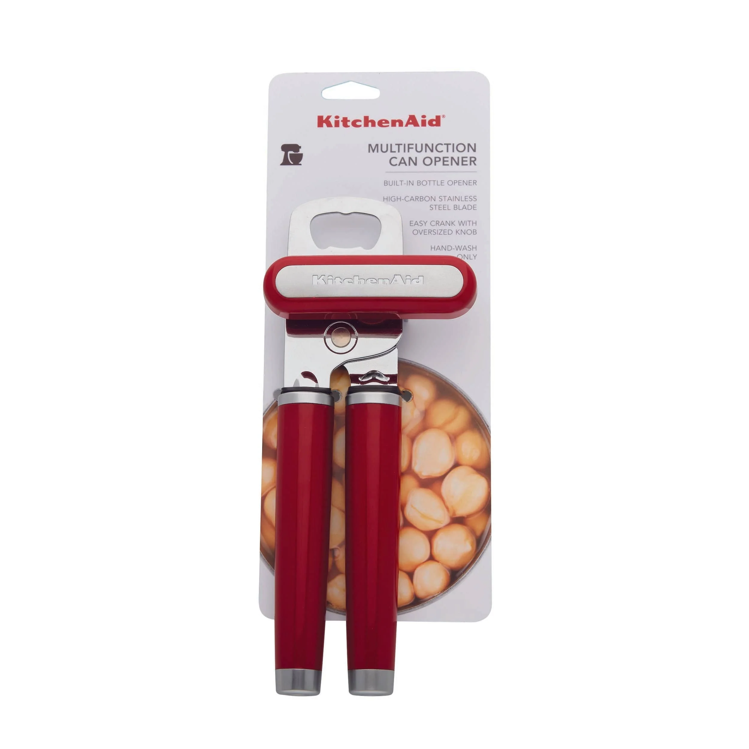 KitchenAid Classic Multifunction Can Opener / Bottle Opener, 8.34-Inch, Empire Red - Image 5