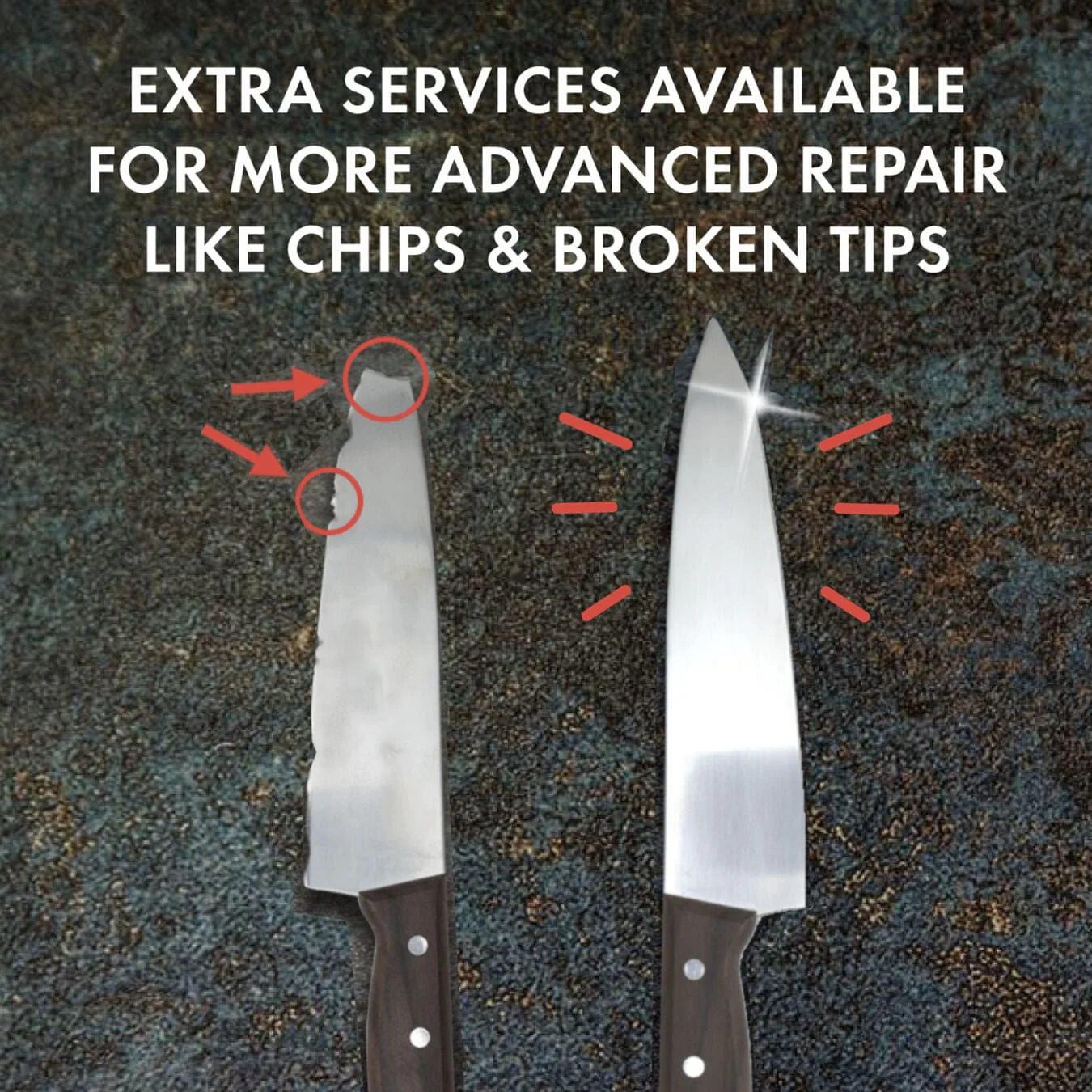 Knife Aid Professional Sharpening Service by Mail, 4 Knives - Image 6