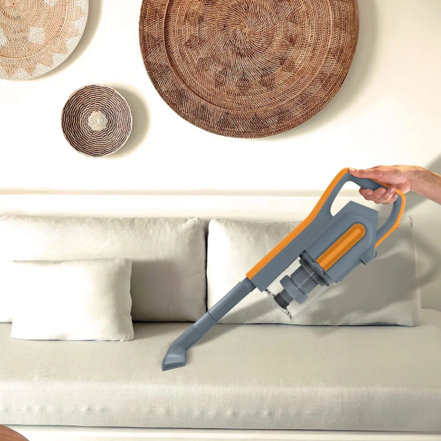 Koblenz Atlas 3-in-1 Corded Cyclonic Vacuum, Orange/Gray, SVK160 - Image 2