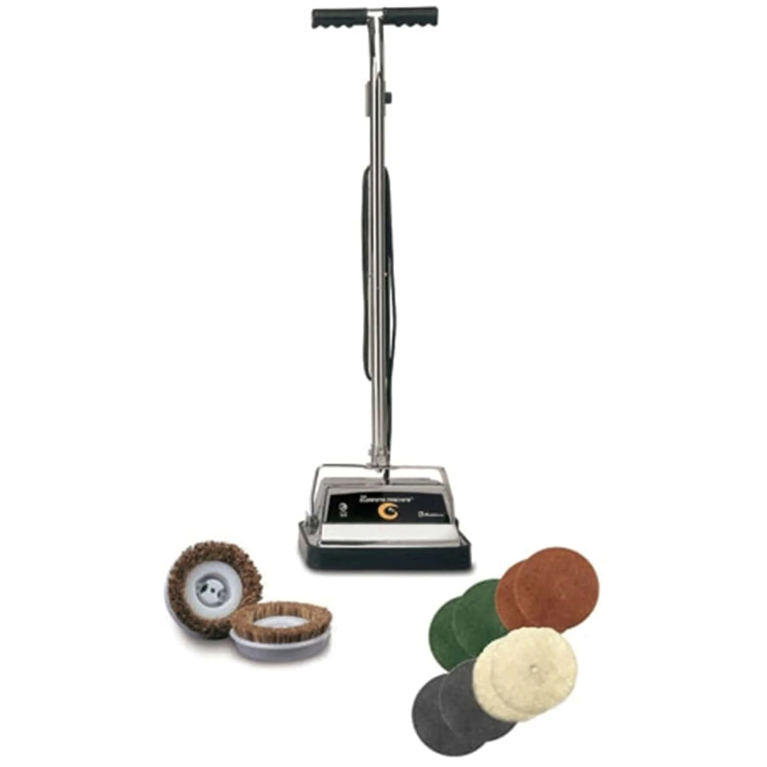 Koblenz The Cleaning Machine 12-In. Floor Polisher/Buffer/Scrubber, P-1800, Gold and Gray - Image 4