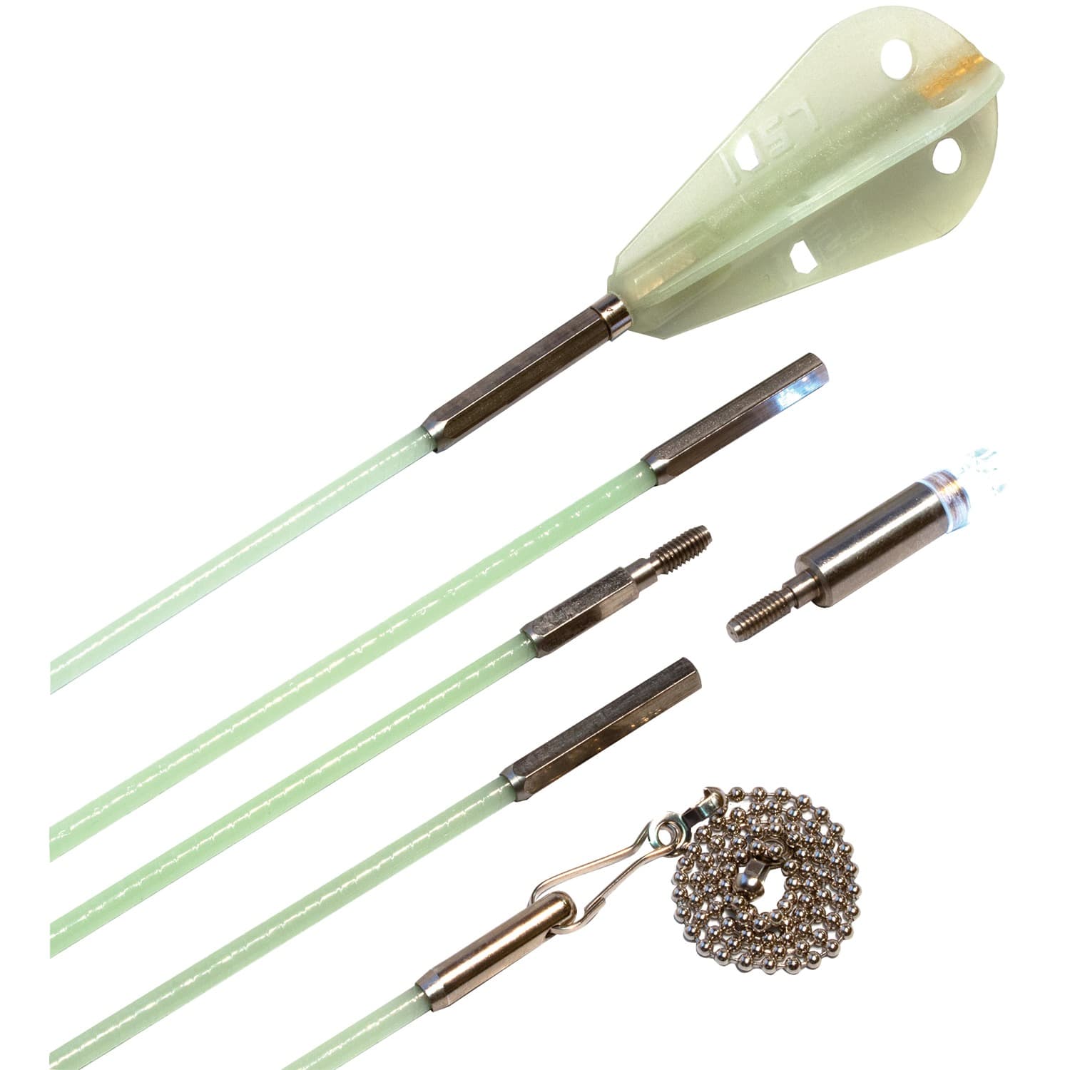 Labor Saving Devices 30-Ft. Creep-Zit FiberFuse Luminous Wire-Running Rod Kit, 81-230 - Image 3
