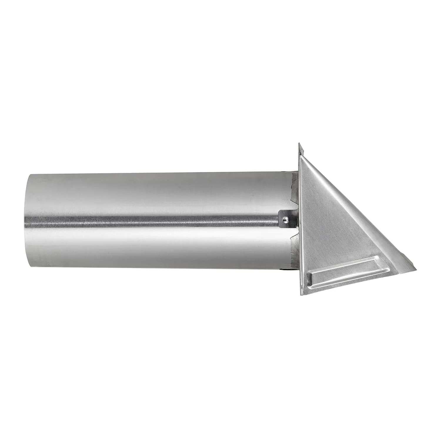 Lambro 4-In. 26-Gauge Galvanized Steel Fresh Air Intake Vent with Wire-Mesh Screen and 11-In. Pipe, No Damper, 34400GNDMS - Image 2