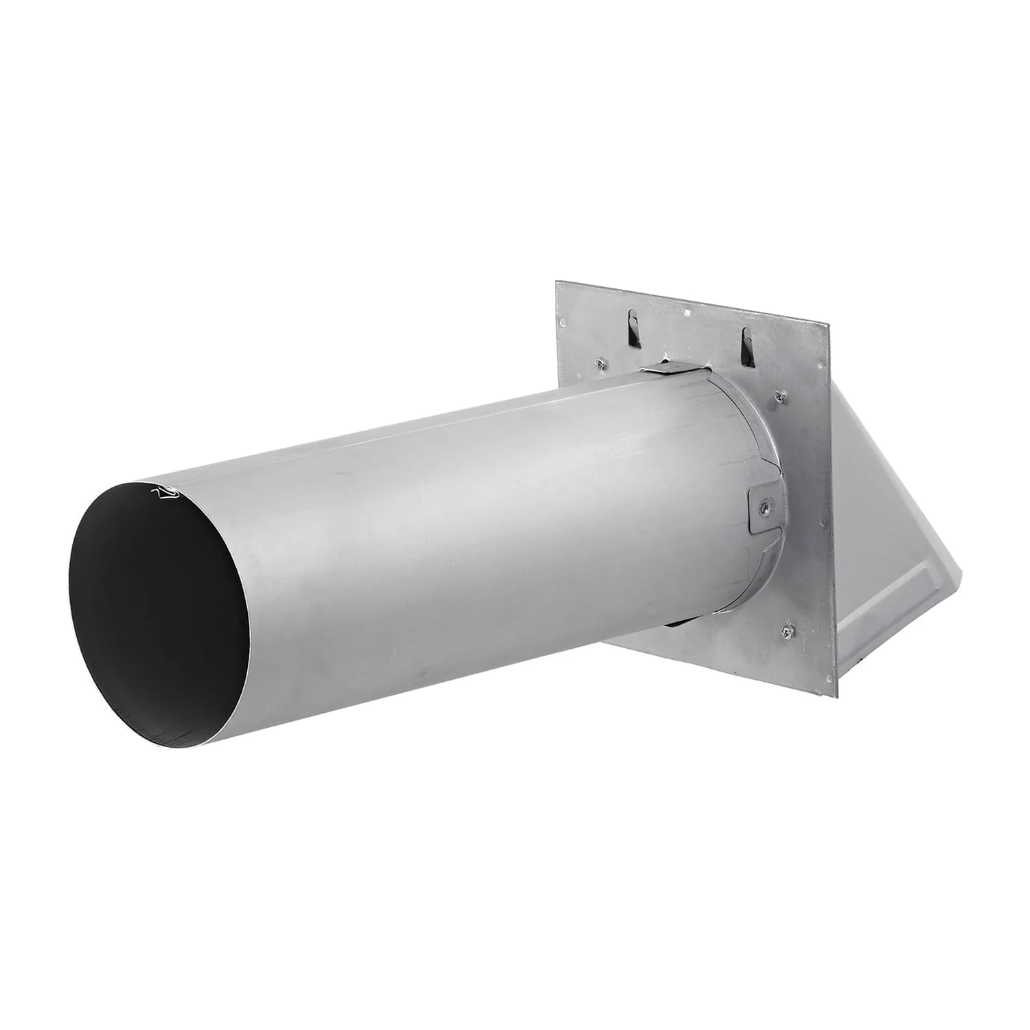 Lambro 4-In. 26-Gauge Paint-Grade Steel Fresh Air Intake Vent with Wire Mesh Screen and 11-In. Pipe, EC-34400GNDMS-PG - Image 3