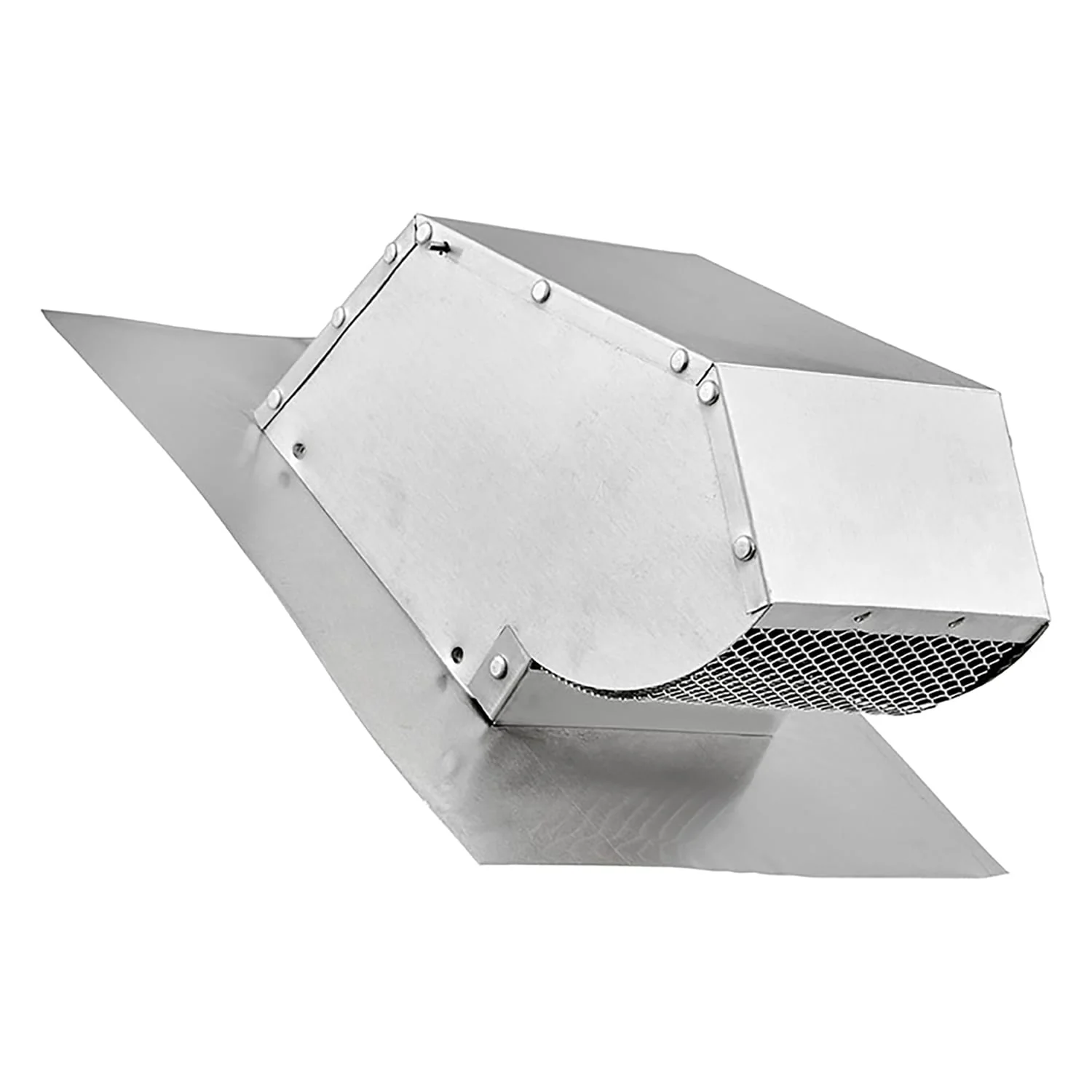 Lambro 4-In. Aluminum Exhaust Roof Vent Cap with Screen, Damper, and Collar, 109R
