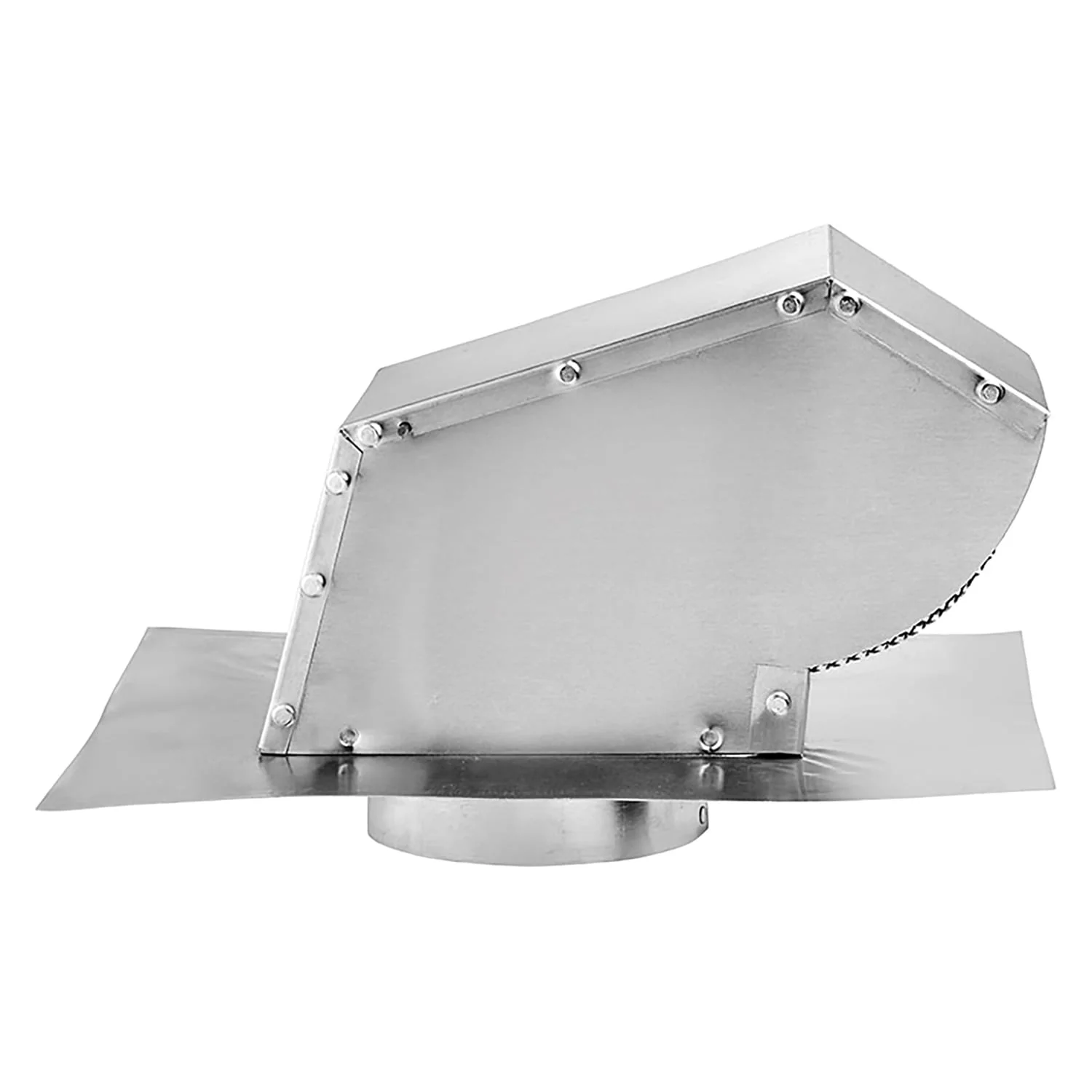 Lambro 4-In. Aluminum Exhaust Roof Vent Cap with Screen, Damper, and Collar, 109R - Image 3