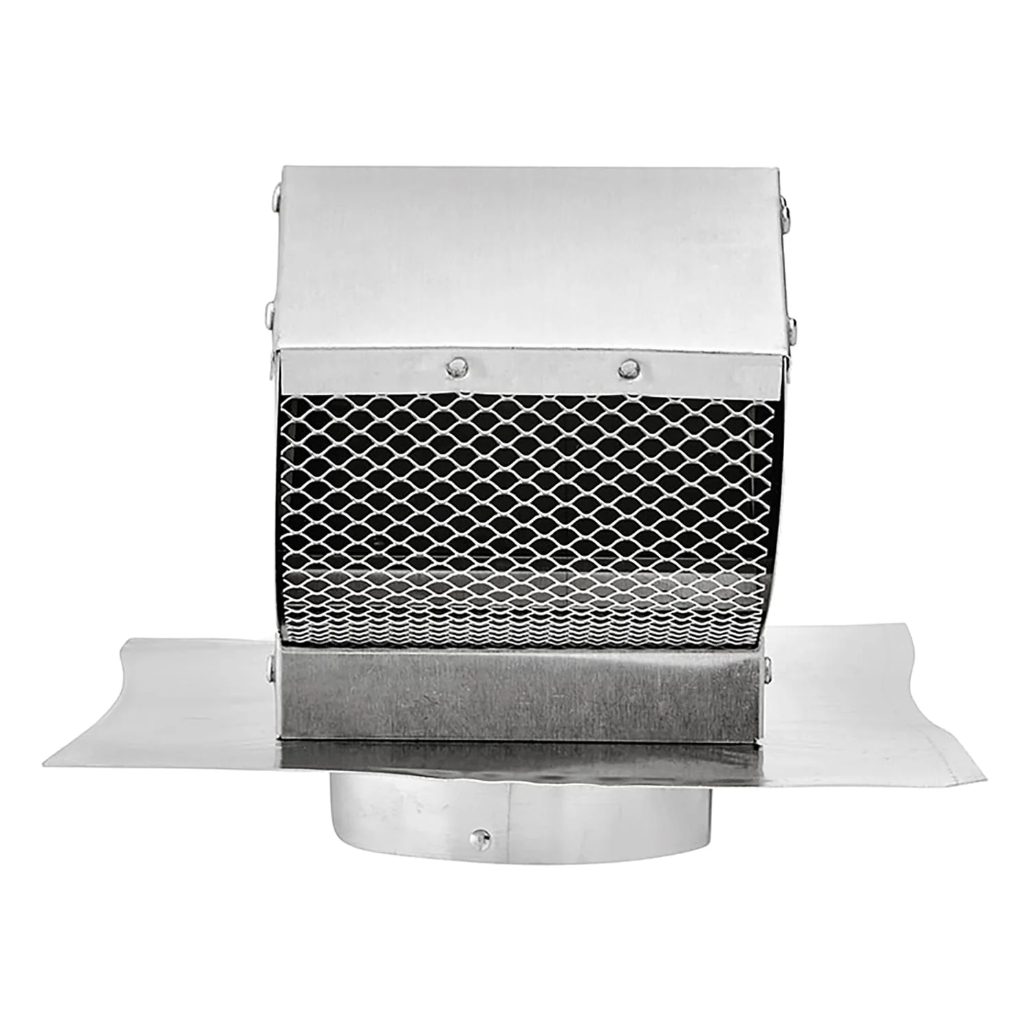 Lambro 4-In. Aluminum Exhaust Roof Vent Cap with Screen, Damper, and Collar, 109R - Image 4