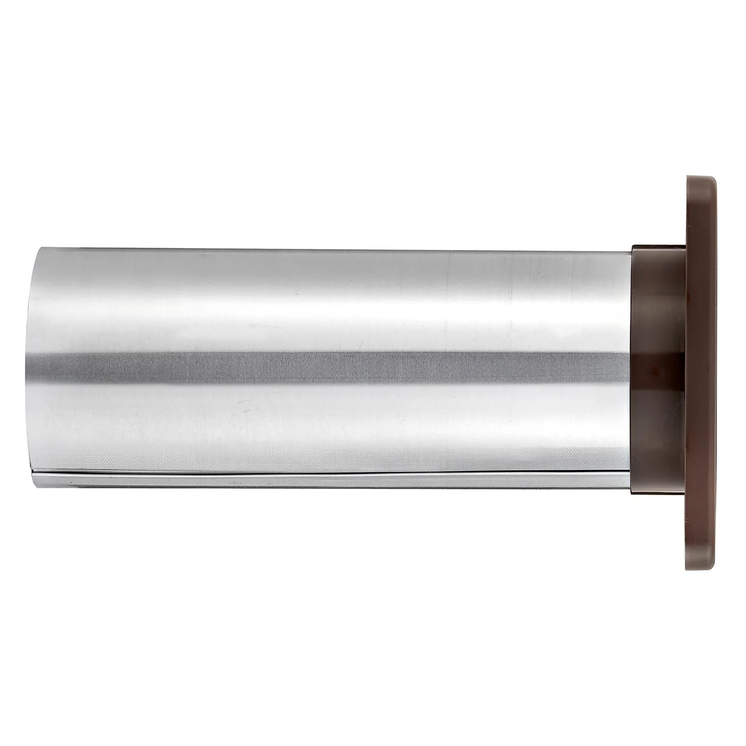 Lambro 4-In. Plastic Wall Exhaust Louvered Dryer Vent with 11-In. Pipe, No Interior Trim Plate, Brown - Image 4