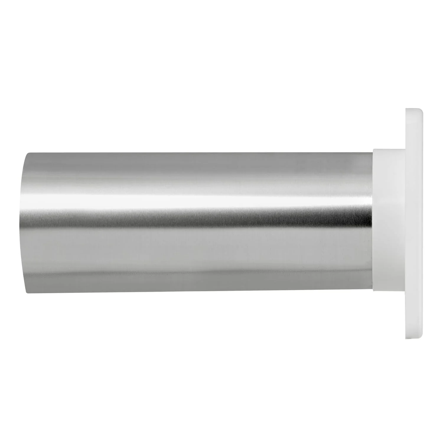Lambro 4-In. Plastic Wall Exhaust Louvered Dryer Vent with 11-In. Pipe, No Interior Trim Plate, White - Image 2