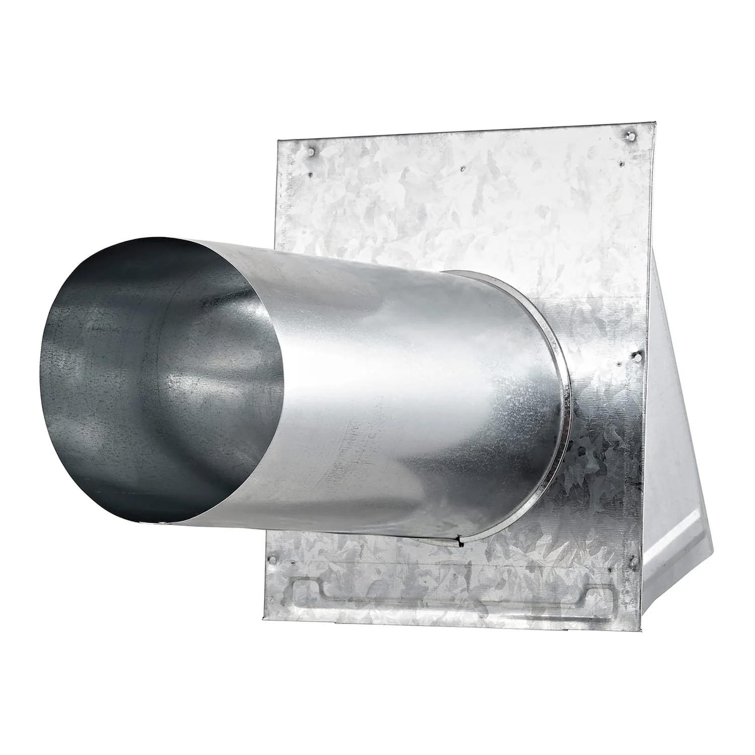 Lambro 6-In. 26-Gauge Galvanized Steel Wall Exhaust Hood Bath Fan Vent with Damper, Wire Mesh Screen, and 11-In. Pipe, 3460GMS-11 - Image 3