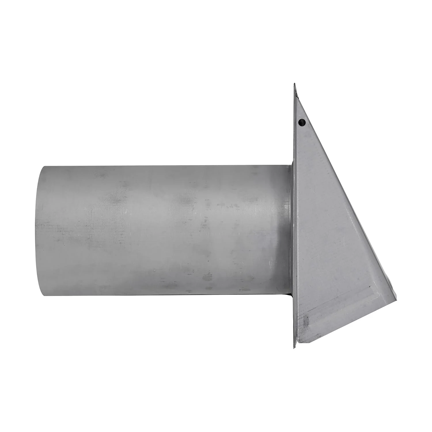 Lambro 6-In. 26-Gauge Paint-Grade Steel Fresh Air Intake Vent with Wire Mesh Screen and 11-In. Pipe, EC-3460GNDMS-11-PG - Image 2