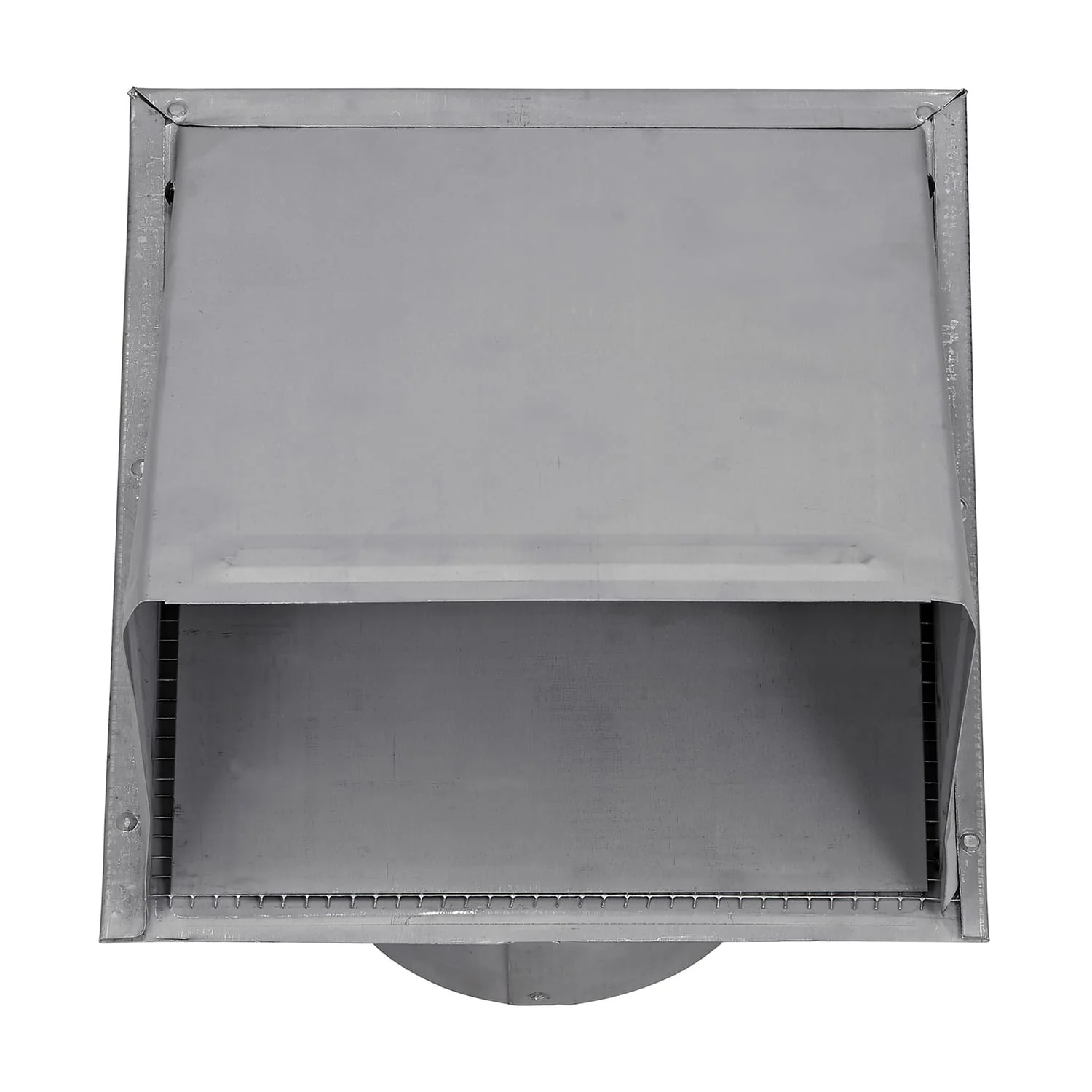 Lambro 6-In. 26-Gauge Paint-Grade Steel Wall Exhaust Hood Vent with Damper, Wire Mesh Screen, and 11-In. Pipe, EC-3460GMS-11-PG - Image 4