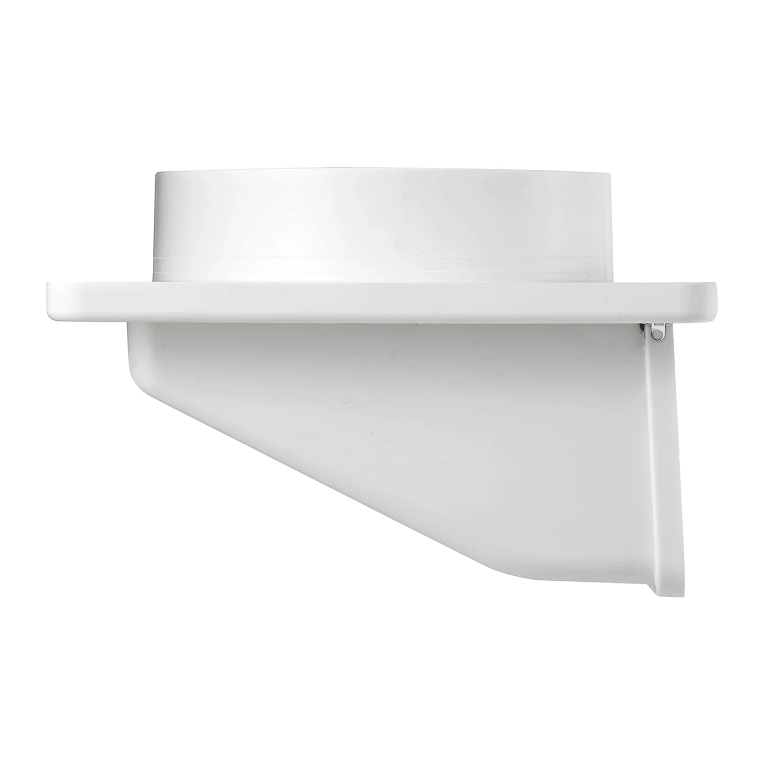 Lambro 6-In. Plastic Exhaust Soffit Bath Fan Vent with Damper, 146W, White - Image 4