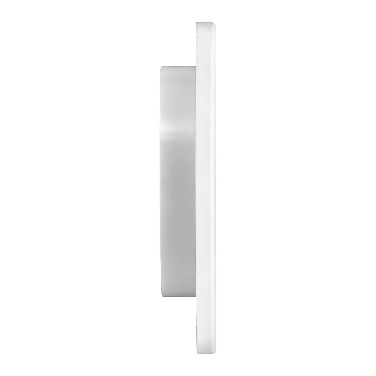Lambro 6-In. White Plastic Fresh Air Intake Vent with Mini Louvers and Removable Screen, White, 606W-ML - Image 2