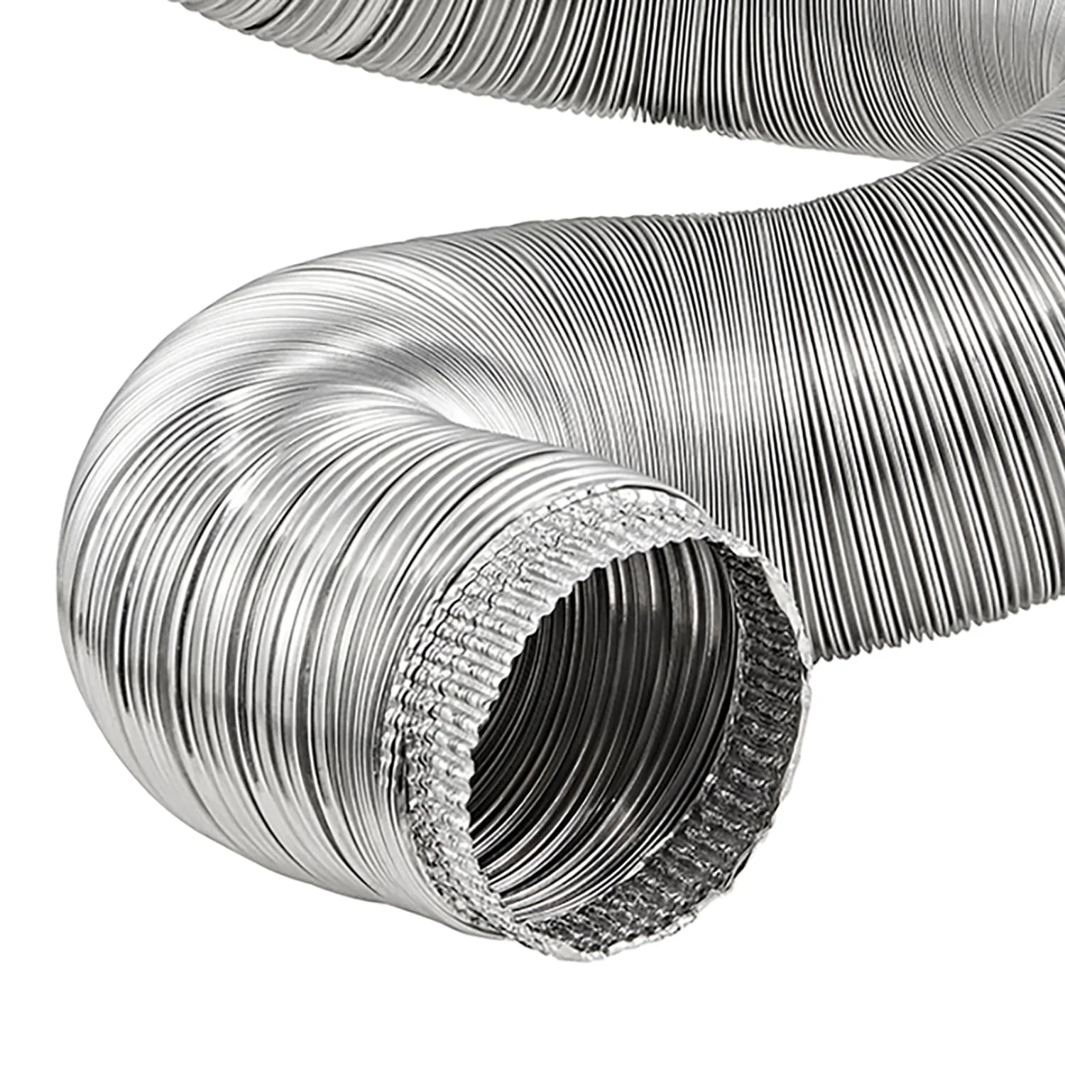 Lambro 6-In. x 8-Ft. T-LOCK UL 181 Class 0 HVAC Semi-Rigid Air Duct with 1 Crimped End and Double-Lock Design, 296FUL - Image 2