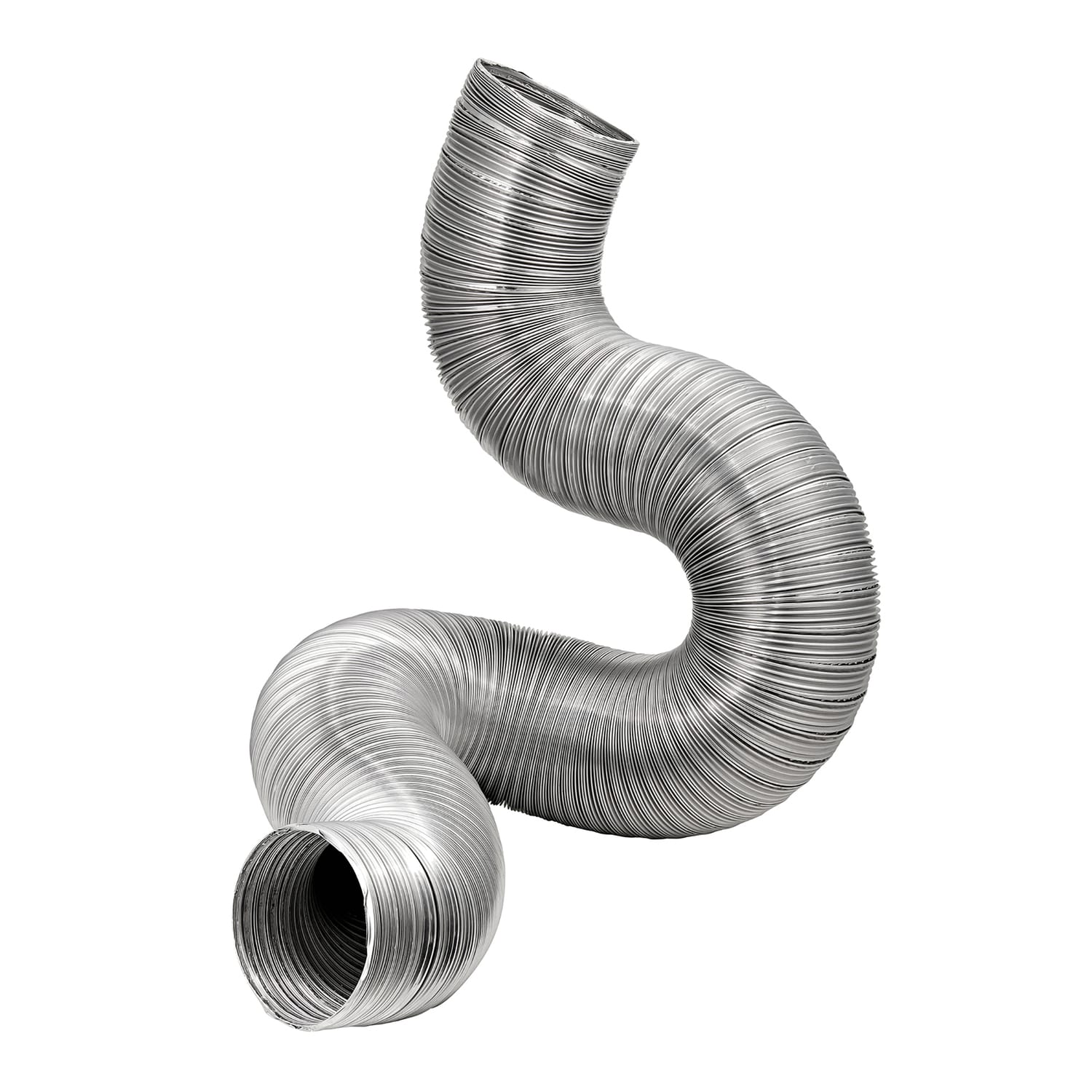 Lambro 8-Ft. Flexible Aluminum Semi-Rigid Double-Lock Air Duct, 3 In. Diameter
