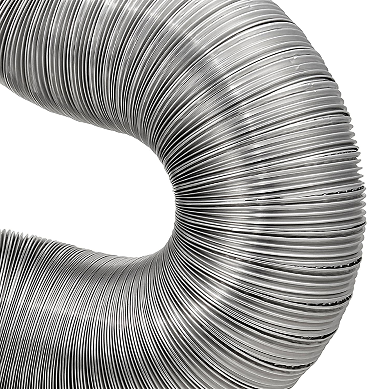 Lambro 8-Ft. Flexible Aluminum Semi-Rigid Double-Lock Air Duct, 3 In. Diameter - Image 4