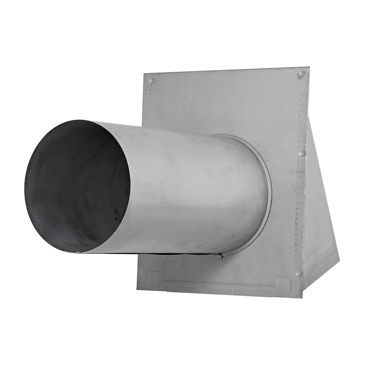 Lambro 8-In., 26-Gauge Paint-Grade Steel Fresh Air Intake Vent with Wire Mesh Screen and 11-In. Pipe, EC-3480GNDMS-11-PG - Image 3