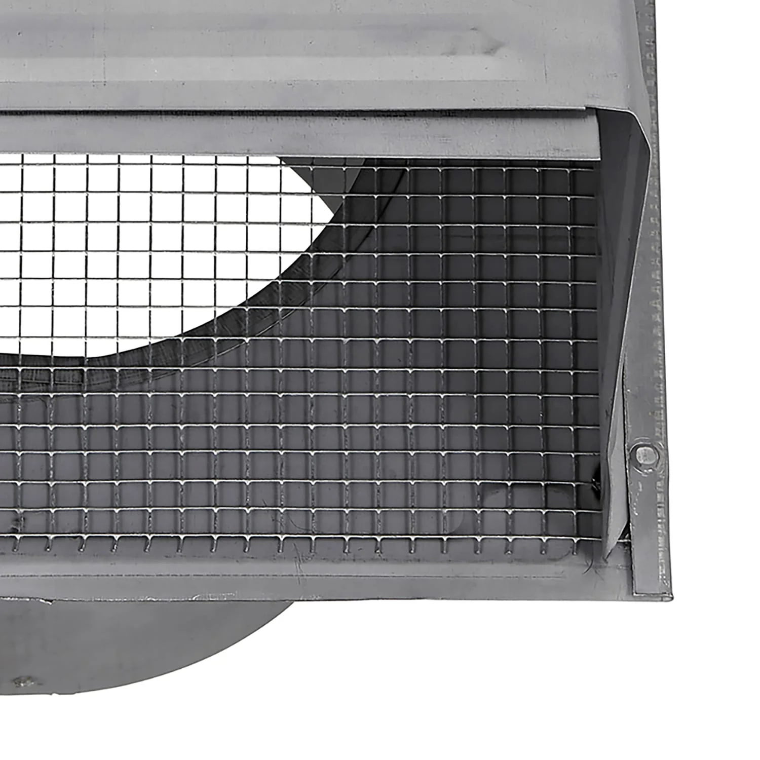 Lambro 8-In., 26-Gauge Paint-Grade Steel Wall Exhaust Hood Vent with Damper, Wire Mesh Screen, and 11-In. Pipe, EC-3480GMS-11-PG - Image 4