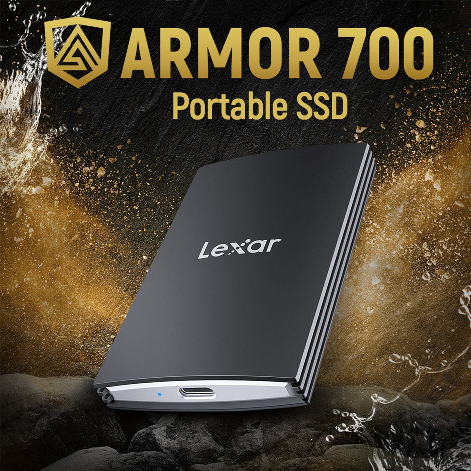 Lexar ARMOR 700 USB 3.2 Portable SSD, 2 TB - Image 2