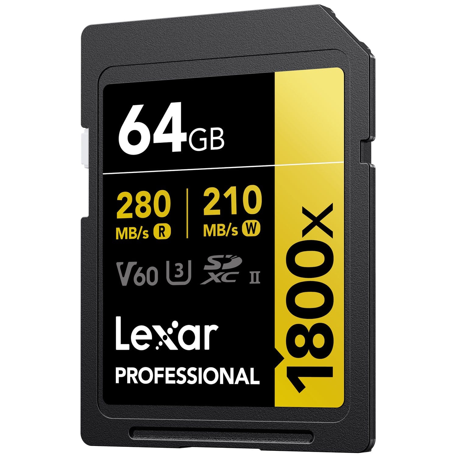 Lexar Professional GOLD Series 1800x SDXC UHS-II Card, 64 GB, 2 Pack - Image 3