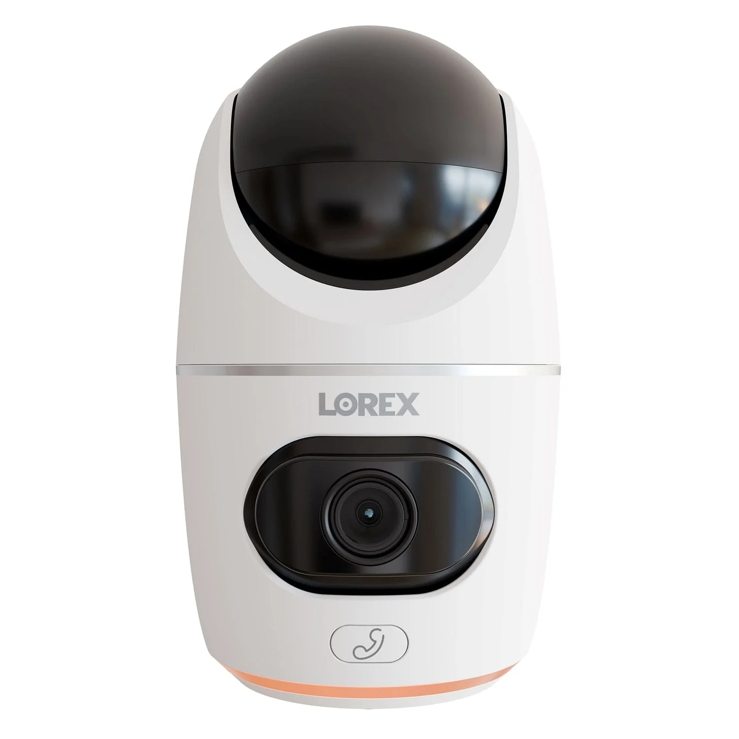 Lorex Wi-Fi 2K Dual-Lens Pan-Tilt-Digital Zoom Indoor Security Camera with Person and Animal Detection, White, W463AQD-E - Image 3