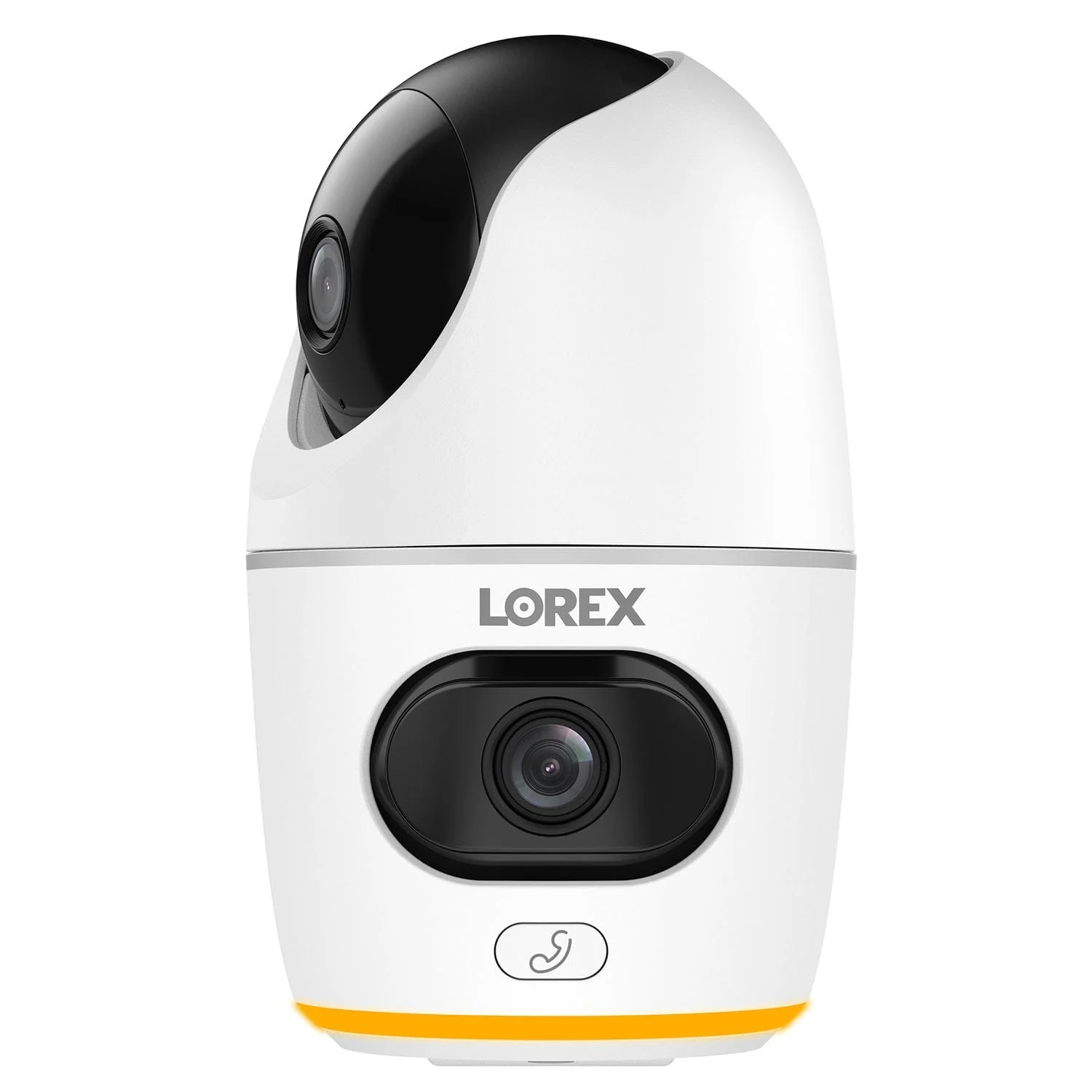 Lorex Wi-Fi 2K Dual-Lens Pan-Tilt-Digital Zoom Indoor Security Camera with Person and Animal Detection, White, W463AQD-E - Image 4