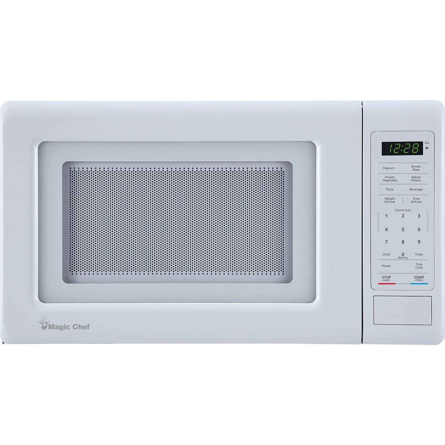 Magic Chef 0.7-Cu. Ft. 700-Watt Countertop Digital Touch Microwave, White - Image 2