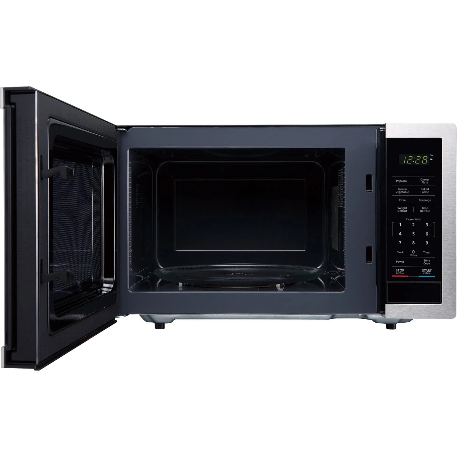 Magic Chef 0.9-Cu. Ft. 900-Watt Countertop Digital Touch Microwave, Silver - Image 4