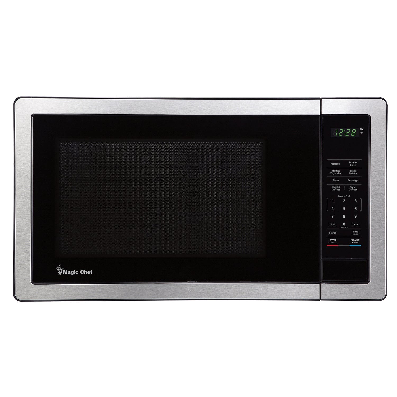 Magic Chef 1.1-Cu. Ft. 1000-Watt Digital Touch Countertop Microwave, Silver - Image 5