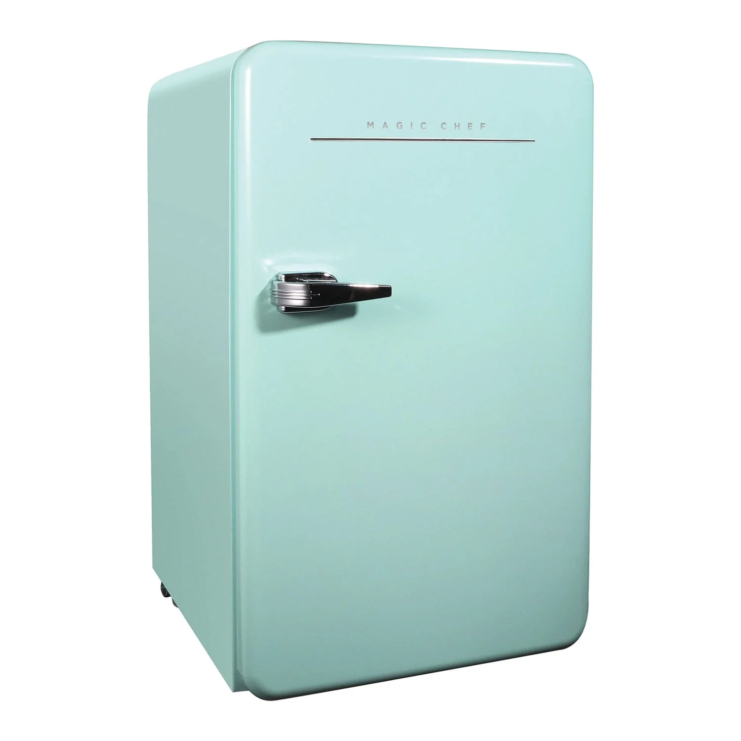 Magic Chef 3.2-Cu. Ft. ENERGY-STAR Certified Retro Mini Fridge with Manual Defrost, Green - Image 4