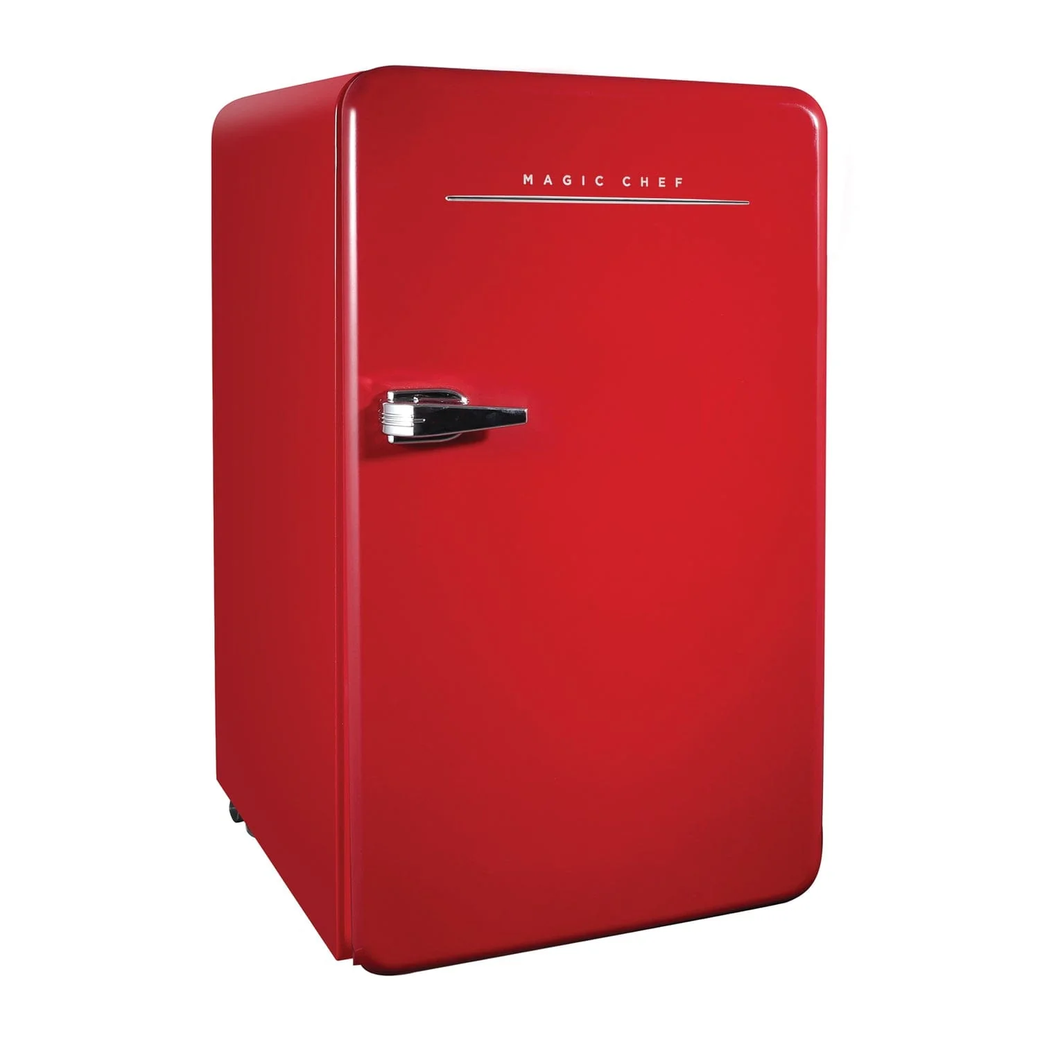 Magic Chef 3.2-Cu. Ft. ENERGY-STAR Certified Retro Mini Fridge with Manual Defrost, Red - Image 2