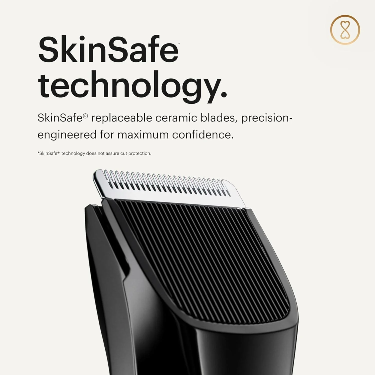 MANSCAPED The Lawn Mower 4.0 Electric Groin Hair Trimmer, Replaceable SkinSafe Ceramic Blades, Waterproof, Rechargeable - Image 4