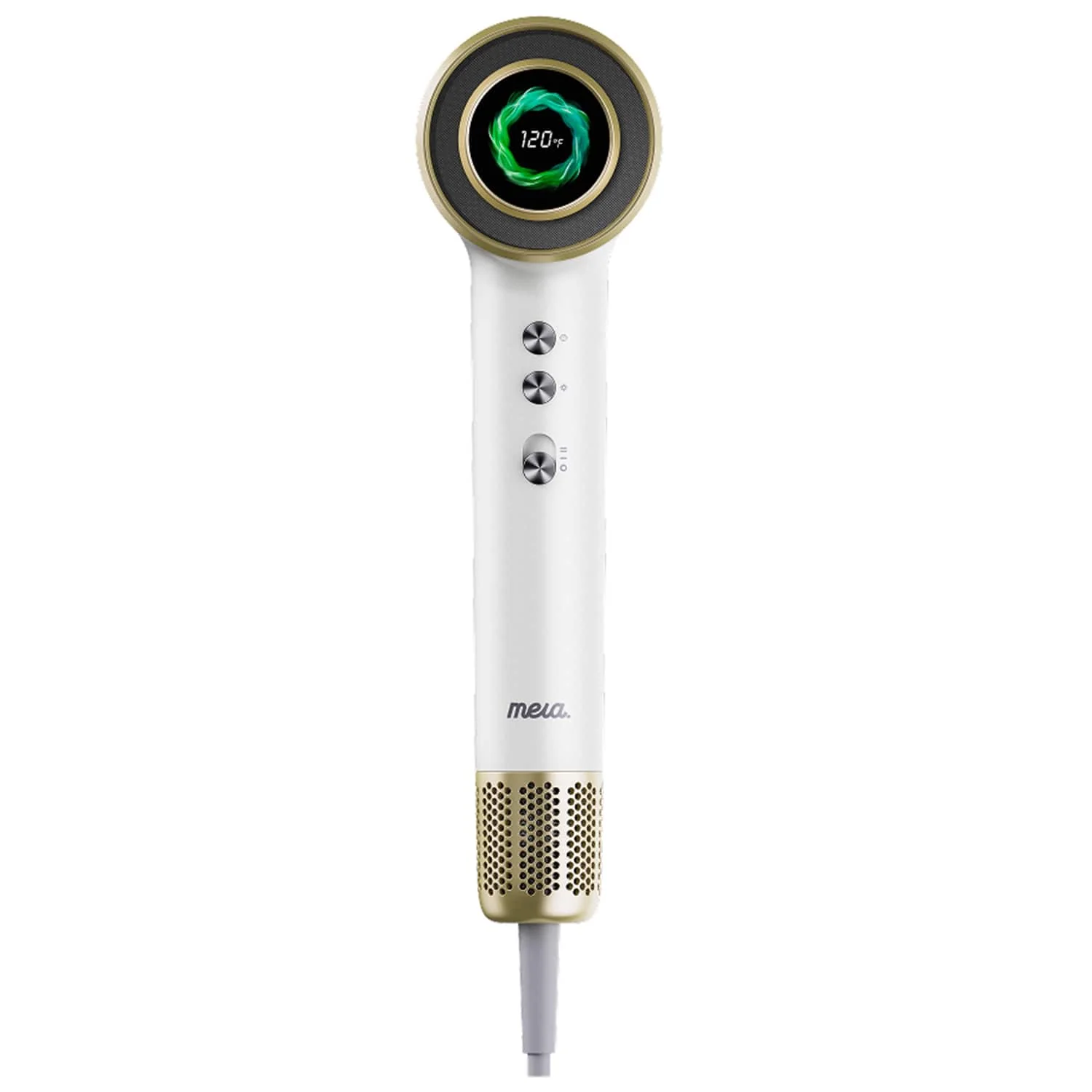 Mera Ultra Bi-Ionic High-Speed Aromatic Hair Dryer/Hand Dryer, Gold White - Image 2