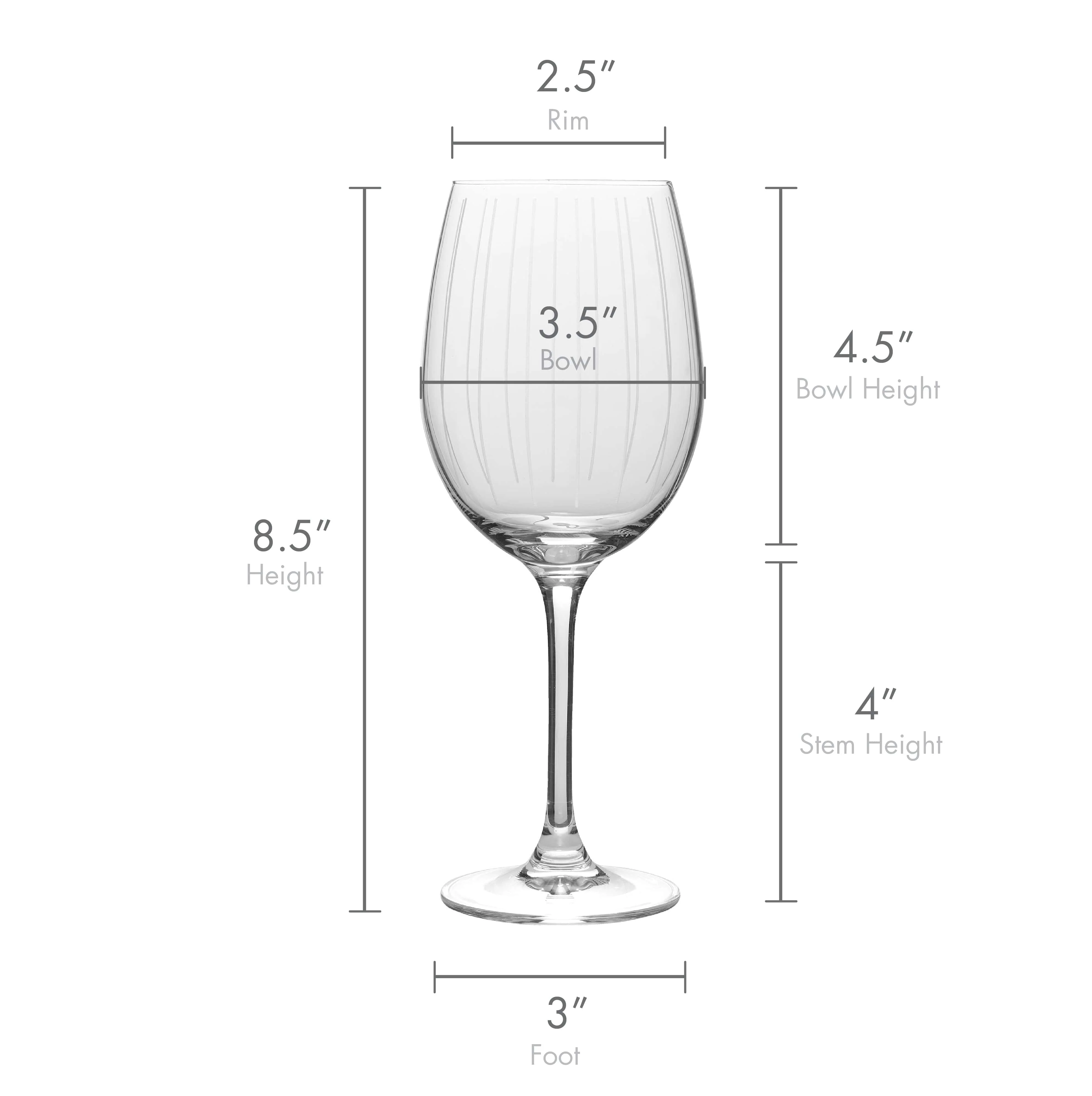 Mikasa Cheers White Wine Glasses, Set of 4, 16-ounce Wine Glasses - Image 5
