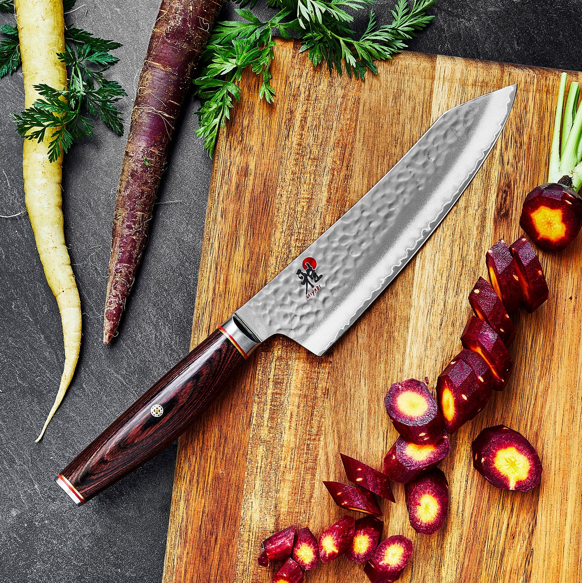 Miyabi Artisan 7-inch Rocking Santoku Knife - Image 3