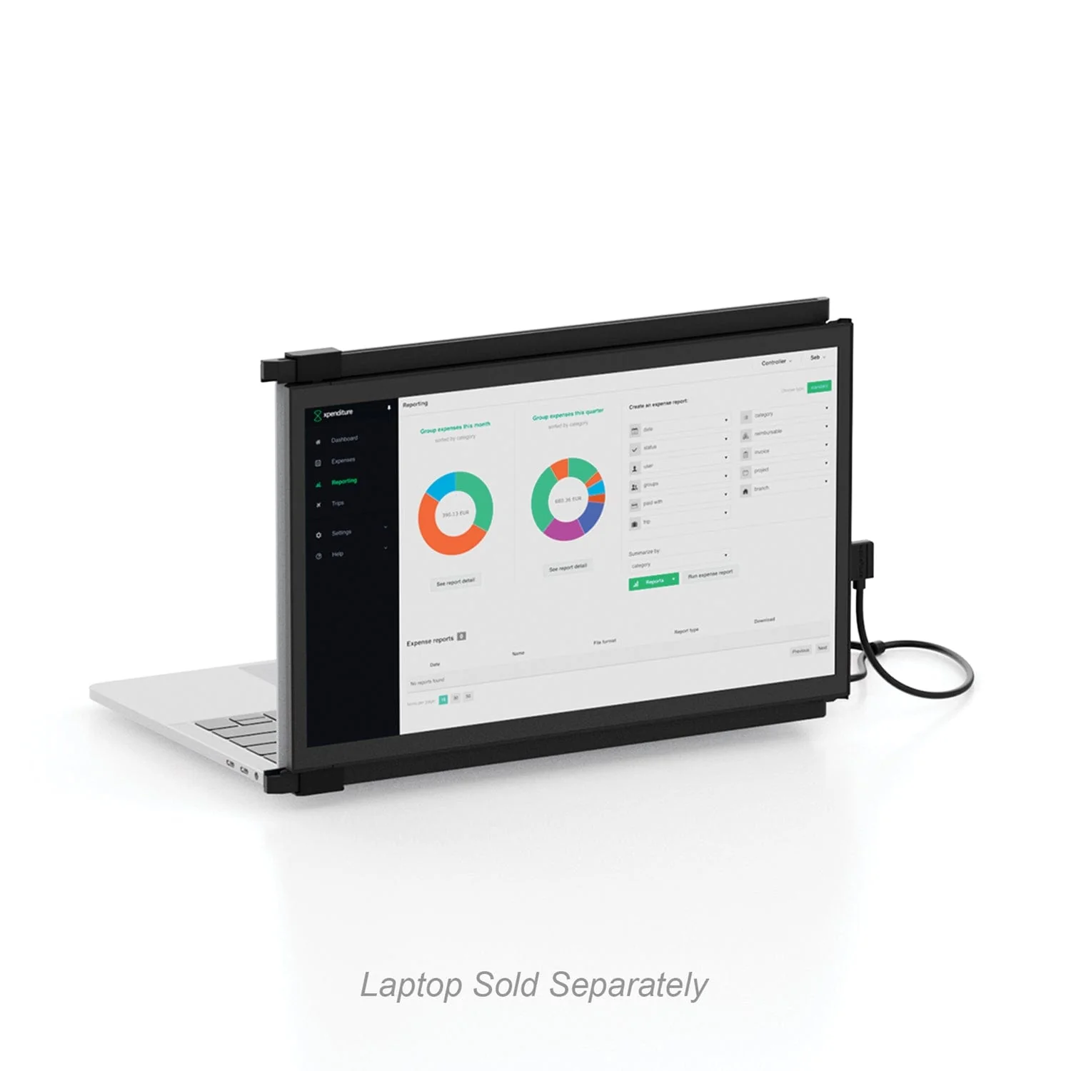Mobile Pixels DUEX® Plus DS 13.3-In. 1080p Portable Laptop Monitor - Image 2