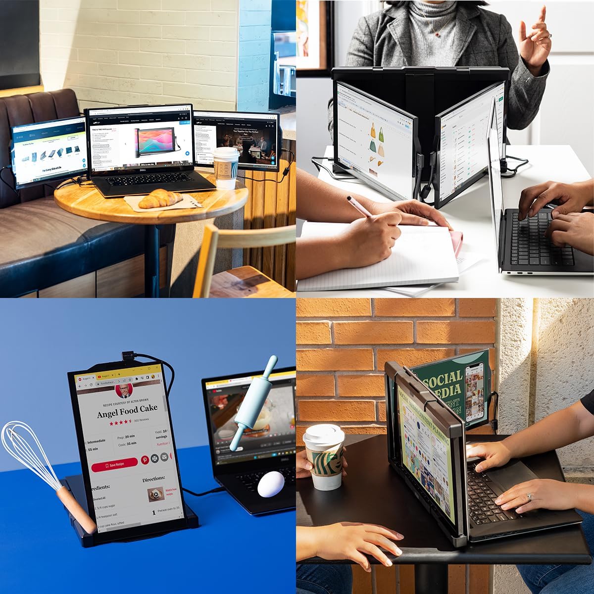 Mobile Pixels 13.3" Trio Portable Monitor, Triple Monitor - Certified Refurbished - Image 7