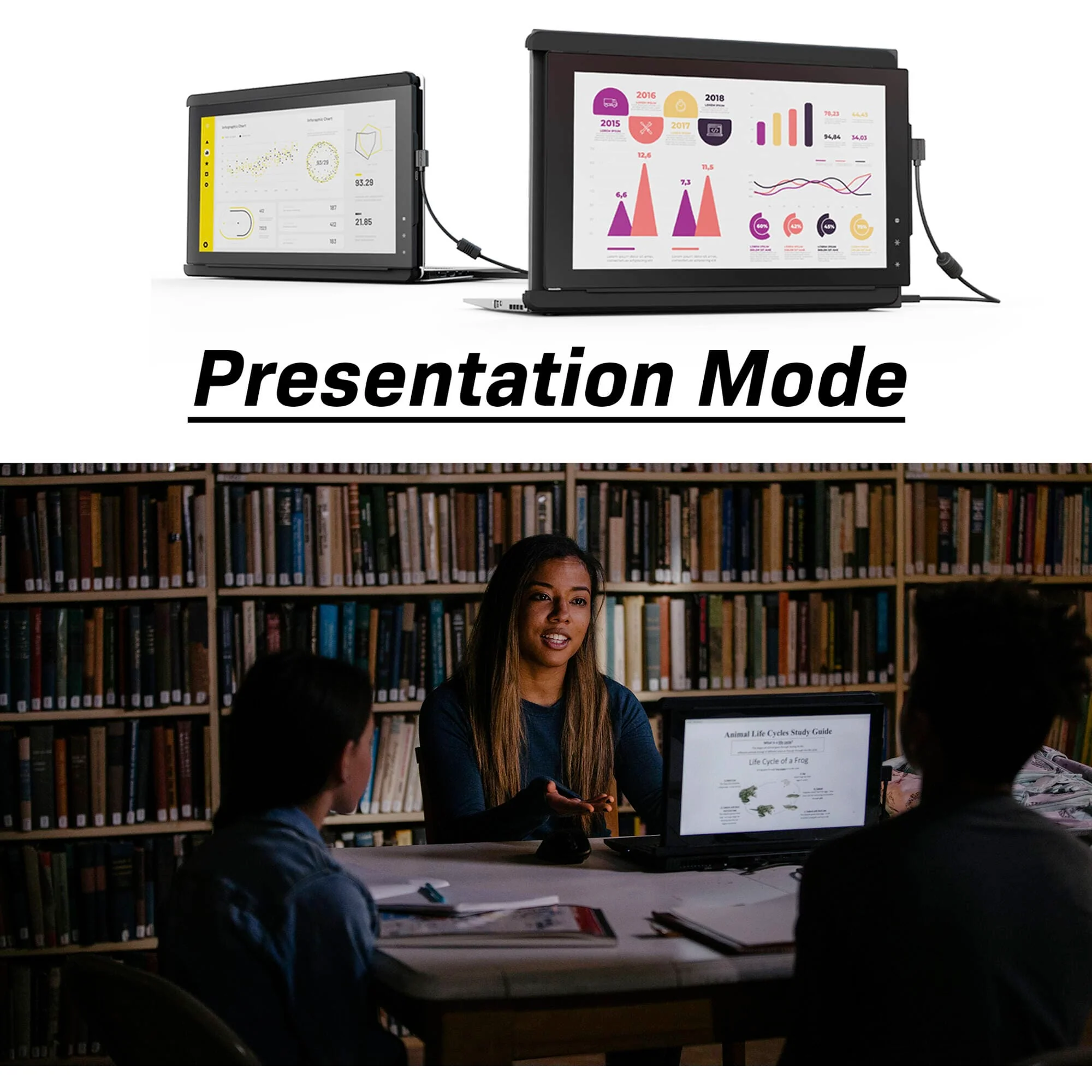 Mobile Pixels Trio Max Portable Monitor, 14.1" Triple Monitor - Certified Refurbished - Image 12