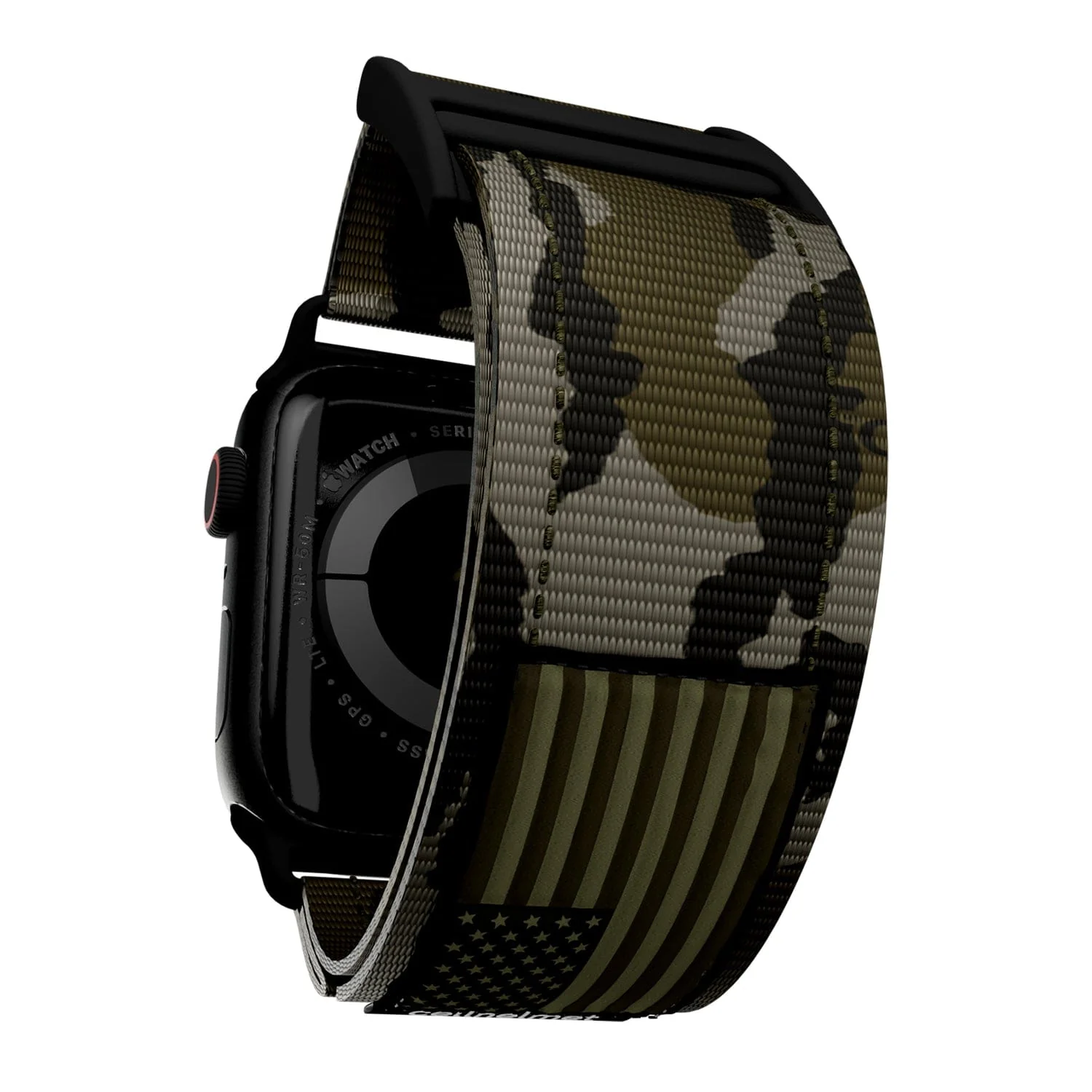 Mossy Oak by cellhelmet Premium Nylon Band for Apple Watch 38/40/41/42 mm, Bottomland/Camouflage - Image 4