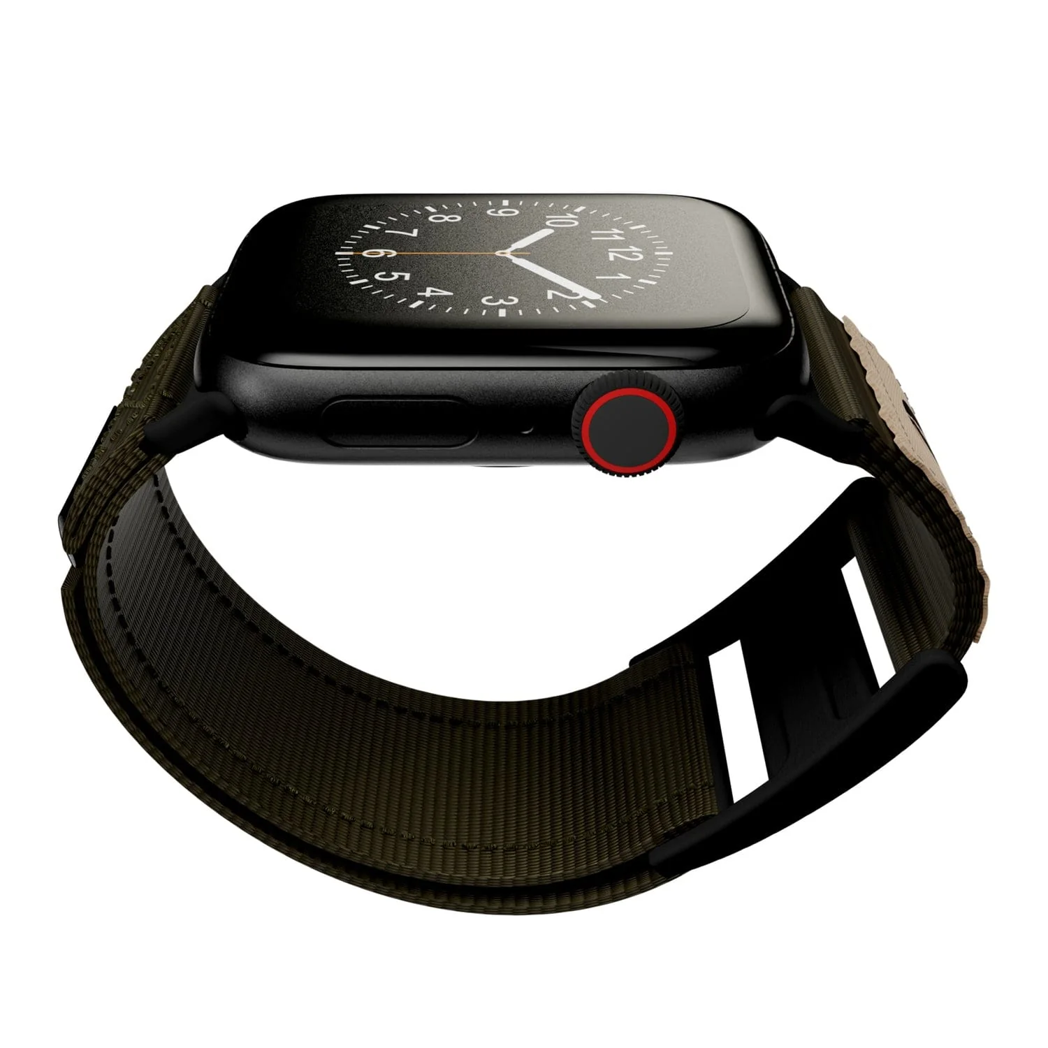 Mossy Oak by cellhelmet Premium Nylon Band for Apple Watch 38/40/41/42 mm, Olive Drab Green - Image 5