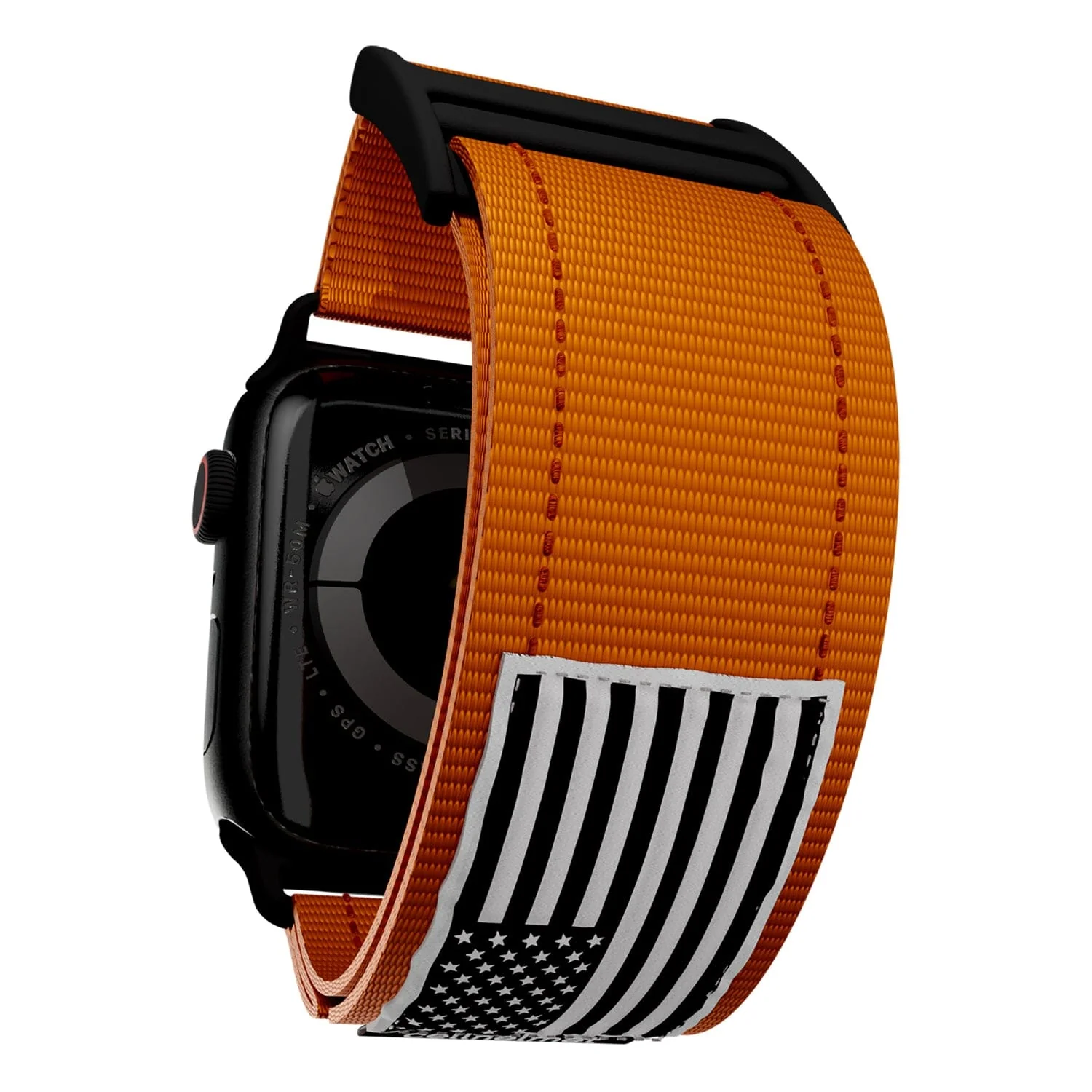 Mossy Oak by cellhelmet Premium Nylon Band for Apple Watch 38/40/41/42 mm, Orange - Image 4