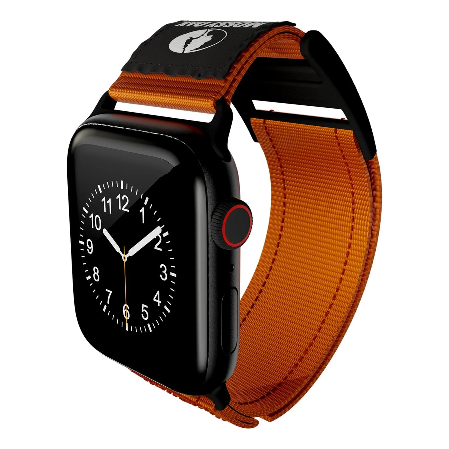 Mossy Oak by cellhelmet Premium Nylon Band for Apple Watch 44/45/46/49 mm, Large, Orange - Image 4
