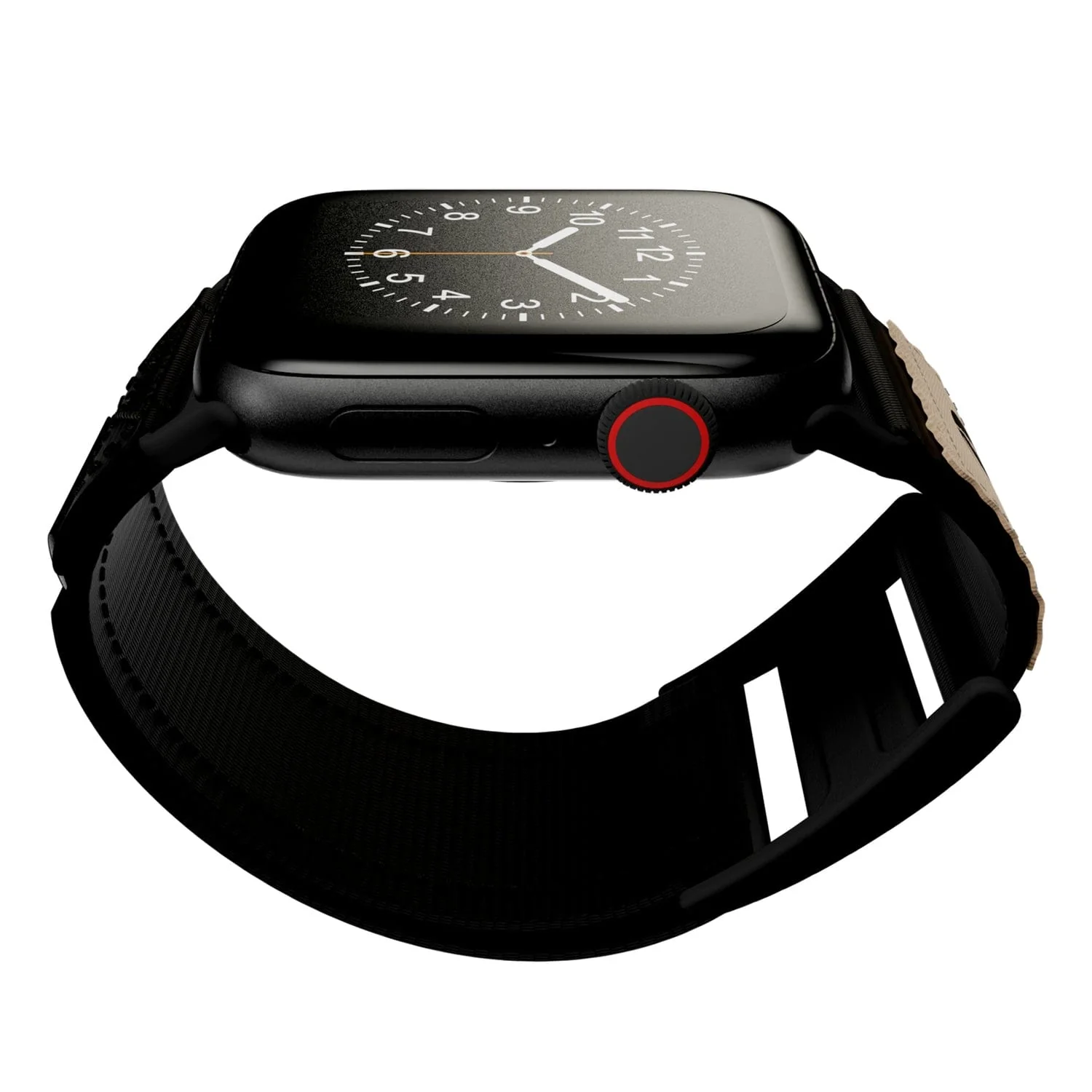 Mossy Oak by cellhelmet Premium Nylon Band for Apple Watch 44/45/46/49 mm, Regular, Black - Image 5