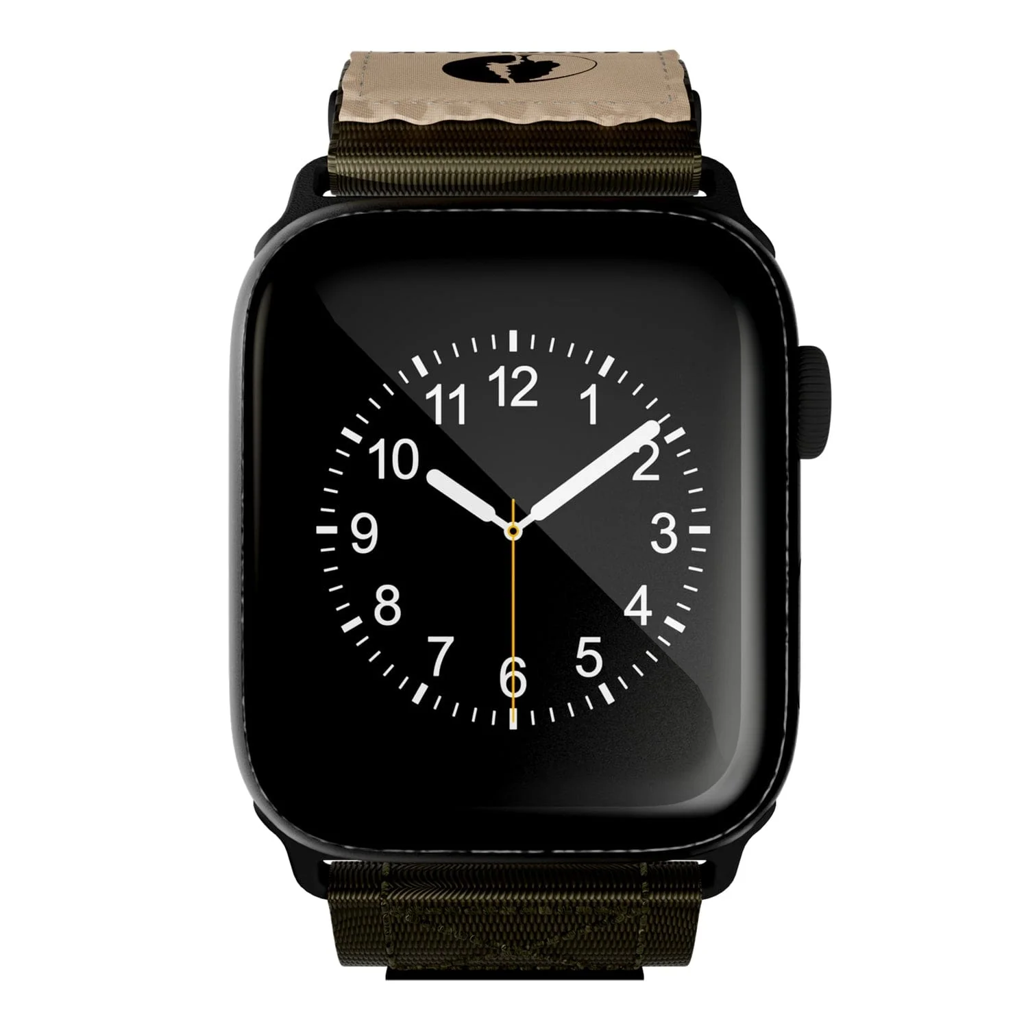 Mossy Oak by cellhelmet Premium Nylon Band for Apple Watch 44/45/46/49 mm, Regular, Olive Drab Green - Image 2