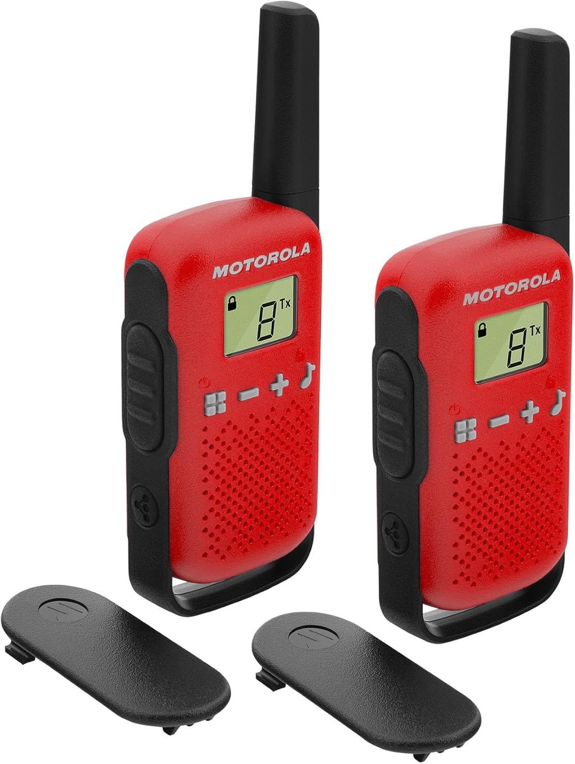 Motorola Solutions Talkabout Two-Way Radios, Dual Pack, Red - Image 2