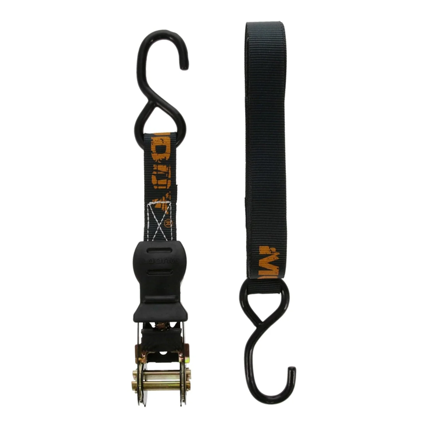 Muddy 1-In. x 14-Ft. Durable Ratchet Straps with Coated S-Hooks, 6 Count - Image 3