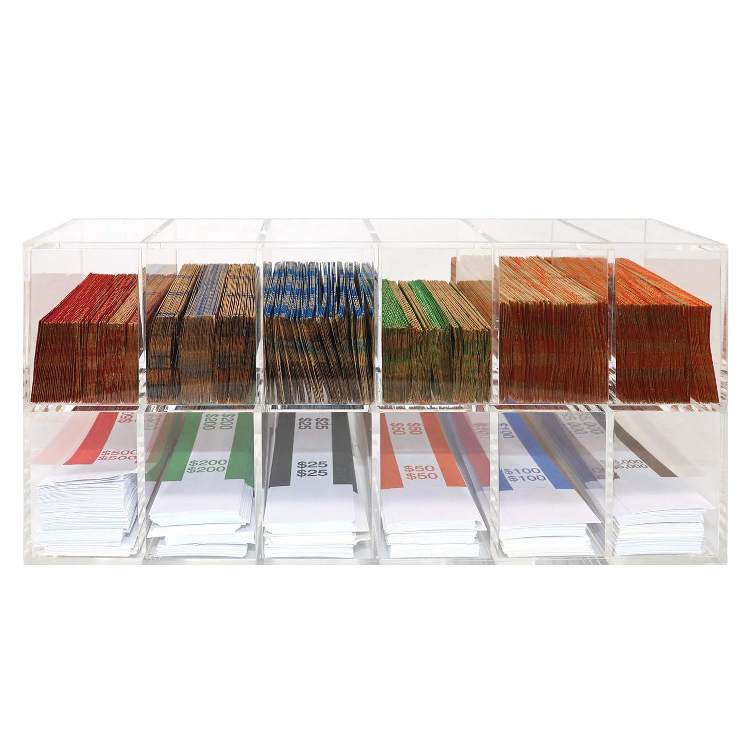 Nadex Coins Acrylic Bills and Coins Wrappers Tray - Image 4