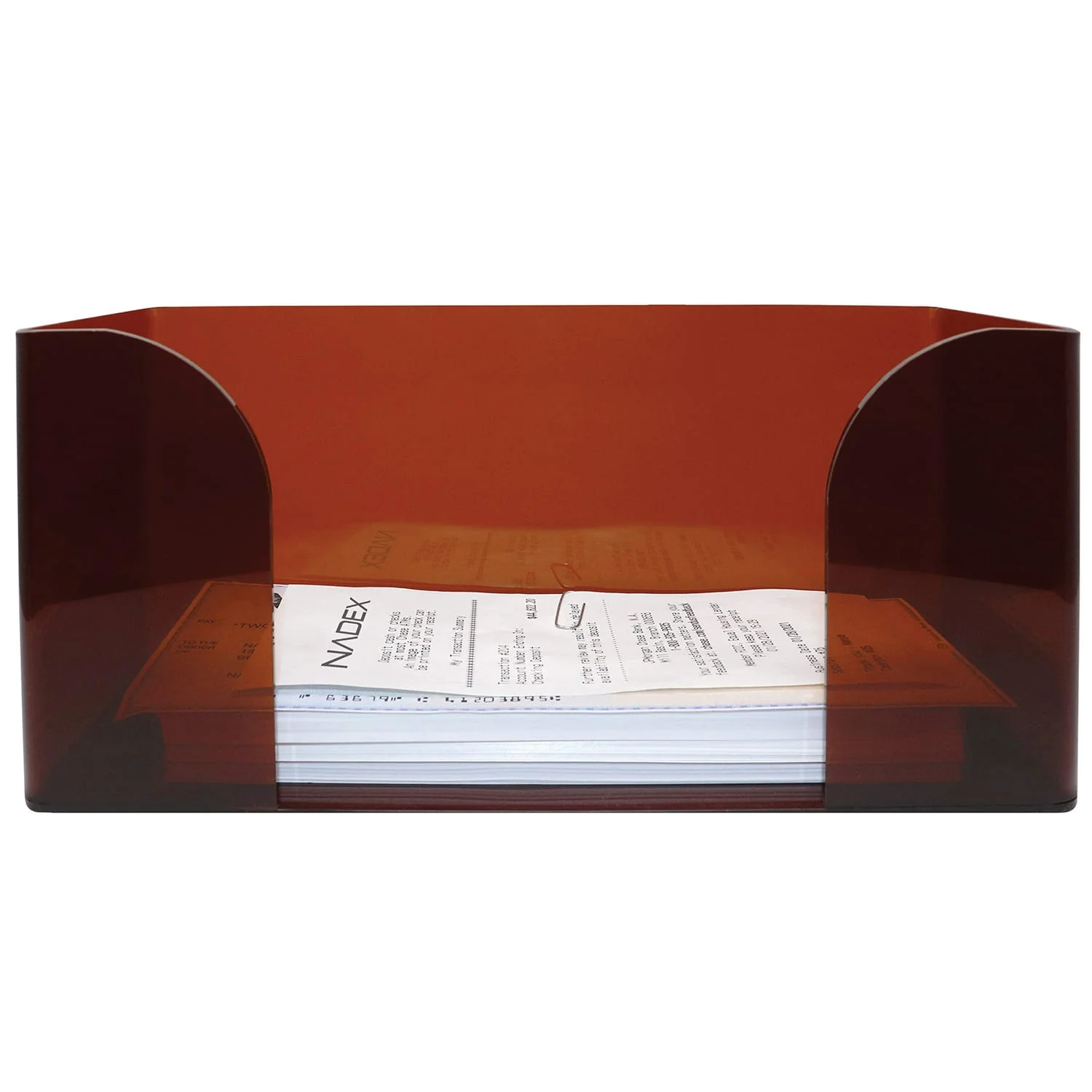 Nadex Coins Acrylic Check Tray, Brown - Image 5